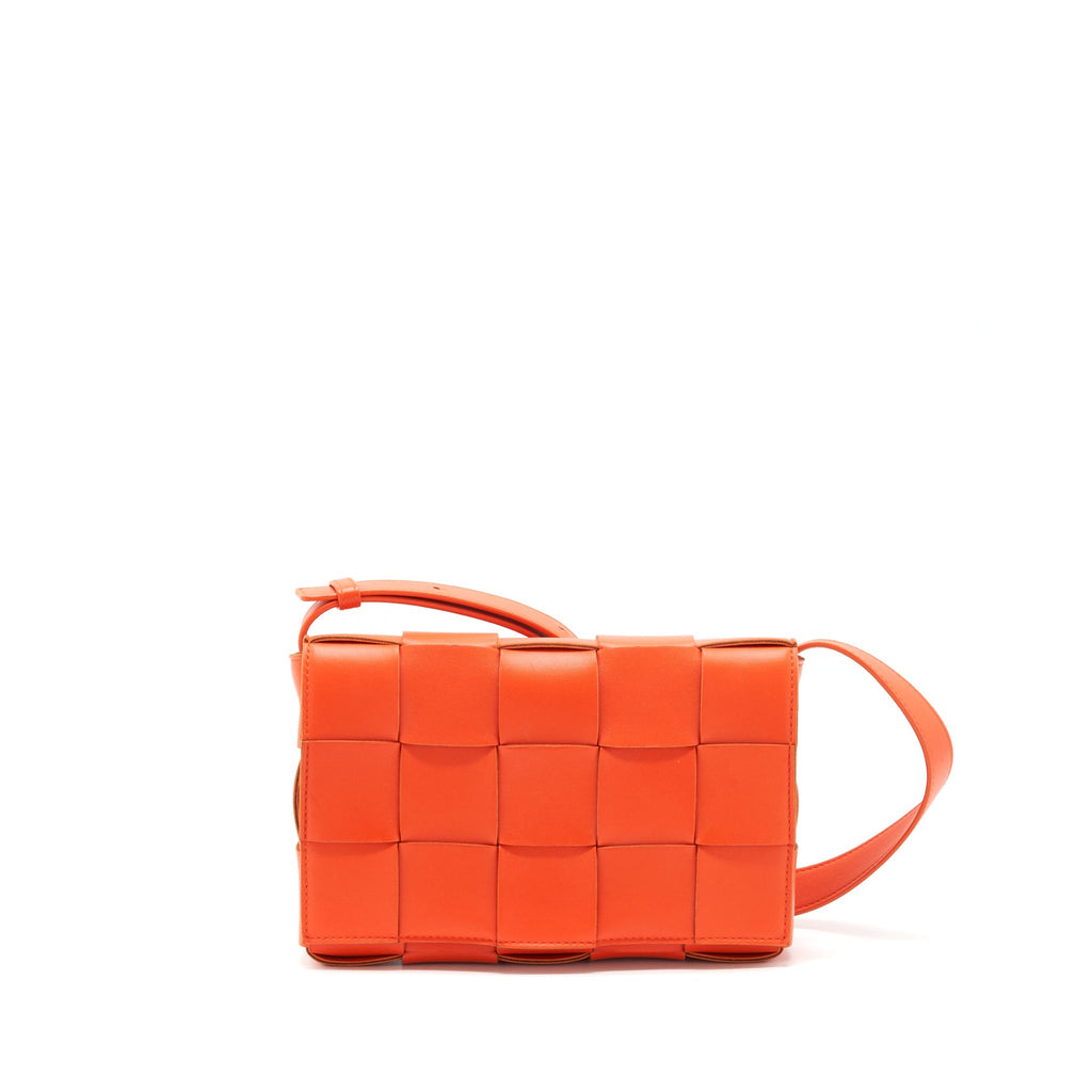 BOTTEGA VENETA CASSETTE BAG BRIGHT ORANGE