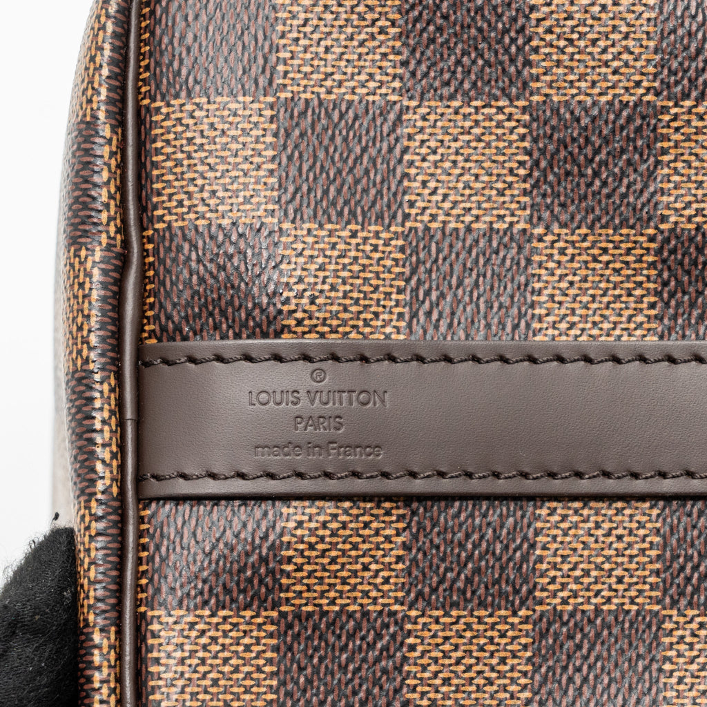 LOUIS VUITTON SPEEDY BANDOULIERE 25 DAMIER EBENE CANVAS GHW (NEW VERSION)