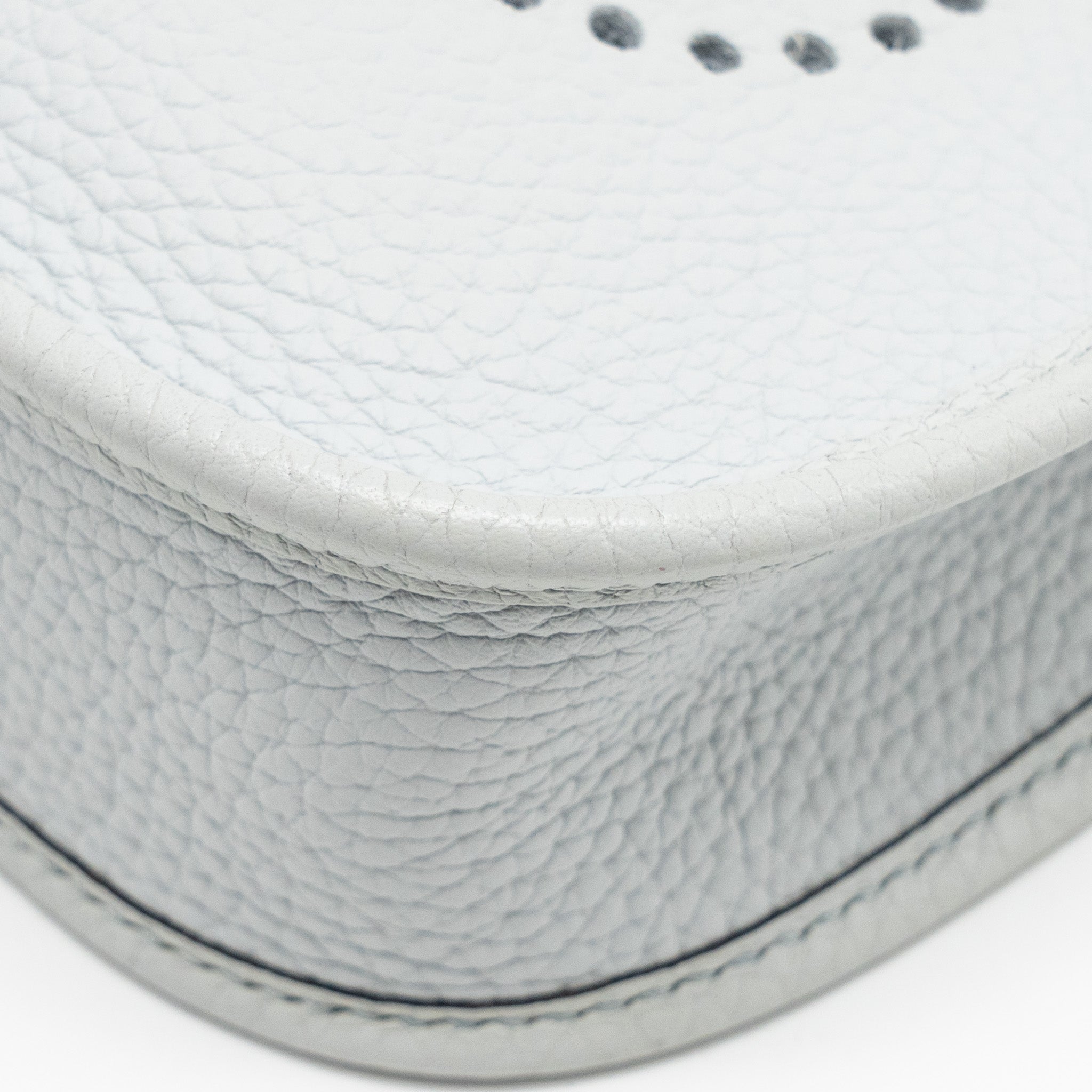 HERMES MINI EVELYN CLEMENCE BLEU PALE/BLEU INDIGO SHW