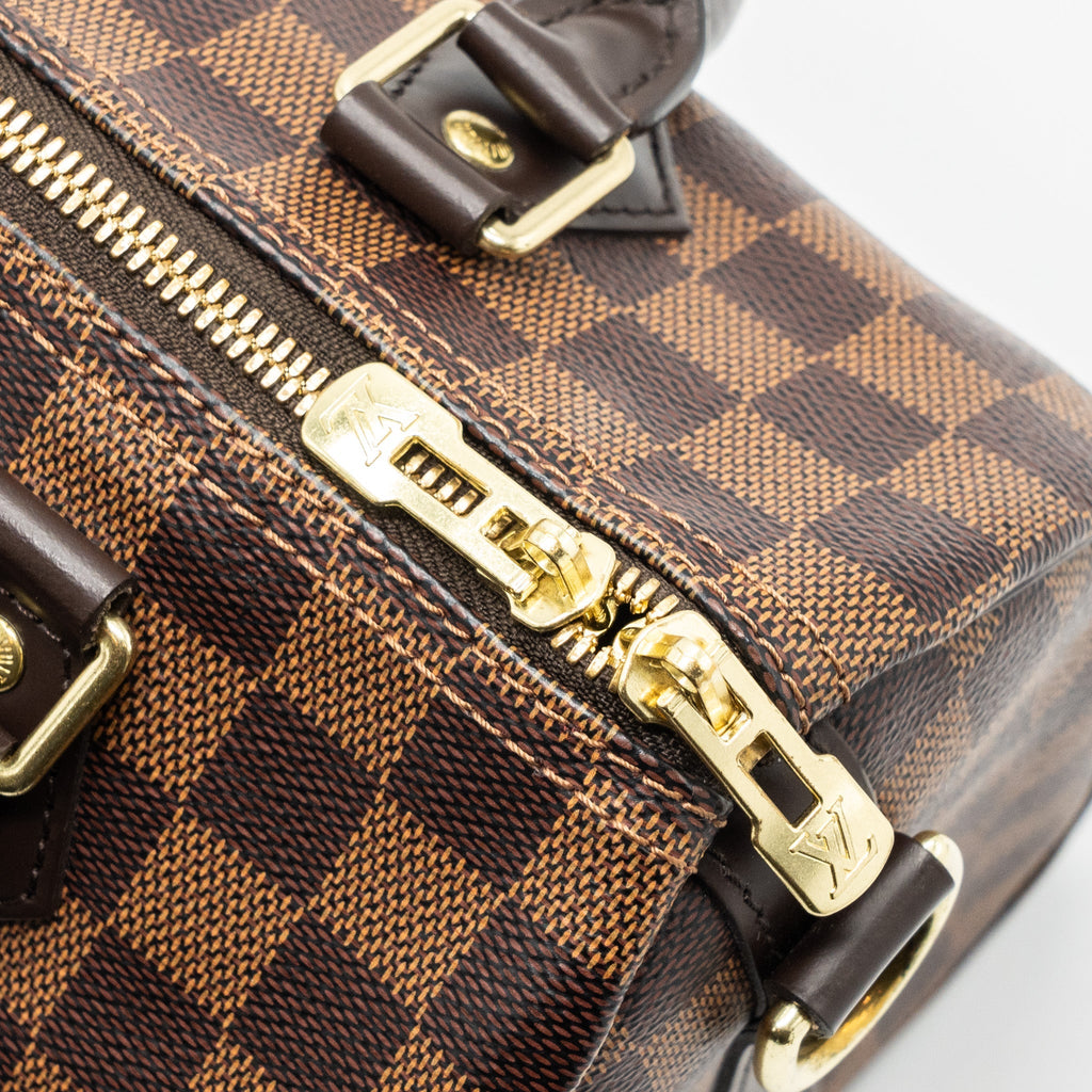 LOUIS VUITTON SPEEDY BANDOULIERE 25 DAMIER EBENE CANVAS GHW (NEW VERSION)