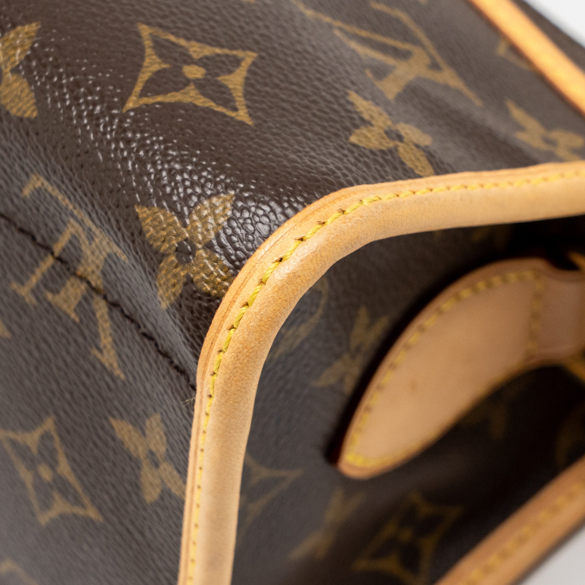 LOUIS VUITTON POPINCOURT LONG SHOULDER BAG MONOGRAM CANVAS GHW
