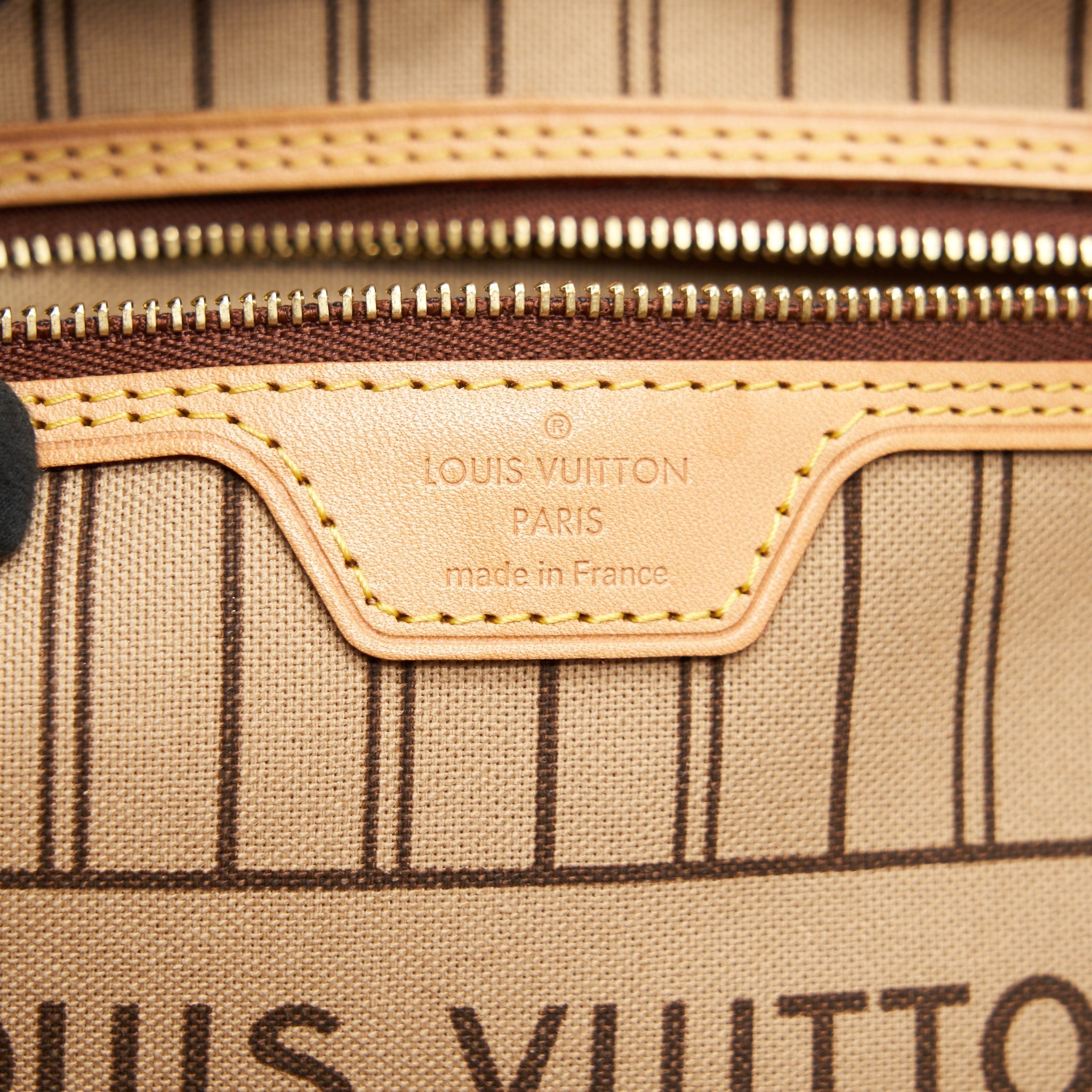 LOUIS VUITTON NEVERFULL MM MONOGRAM CANVAS BEIGE