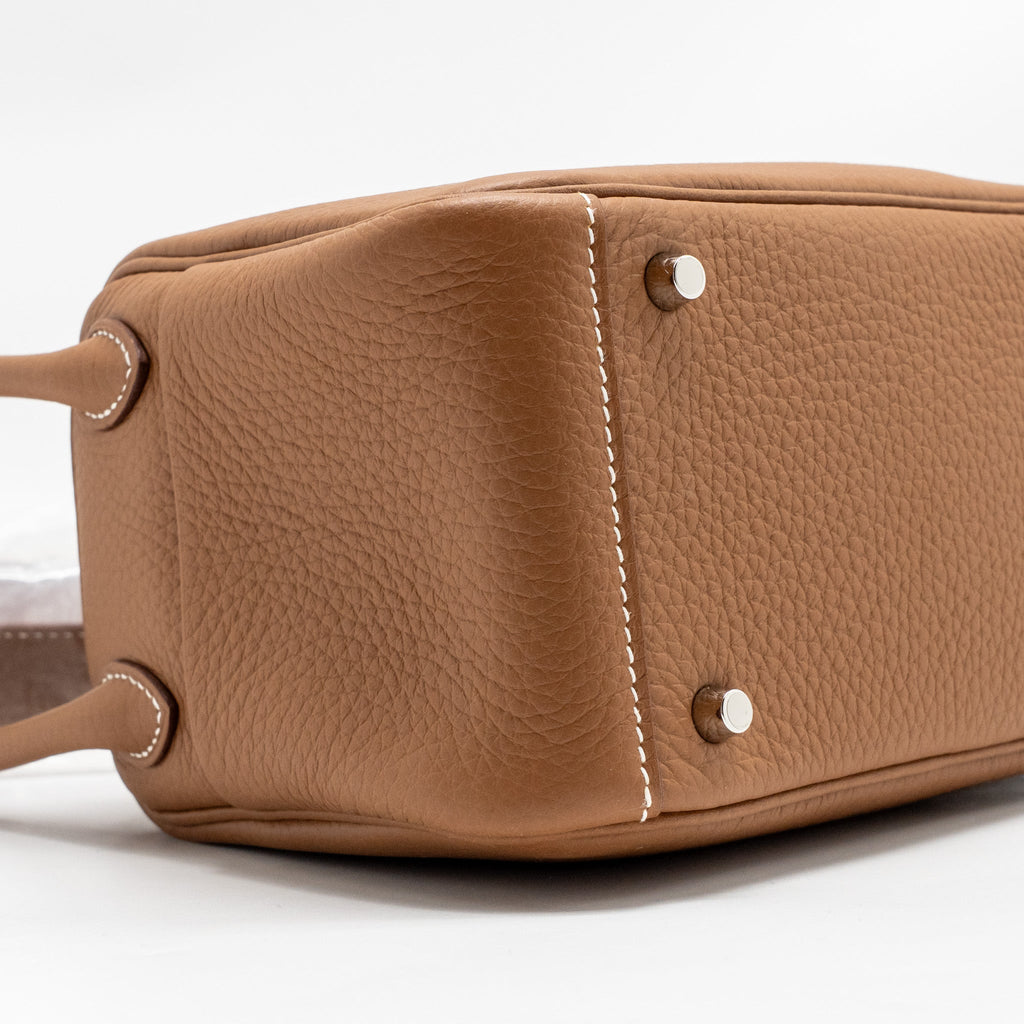 HERMES MINI LINDY II CLEMENCE GOLD SHW