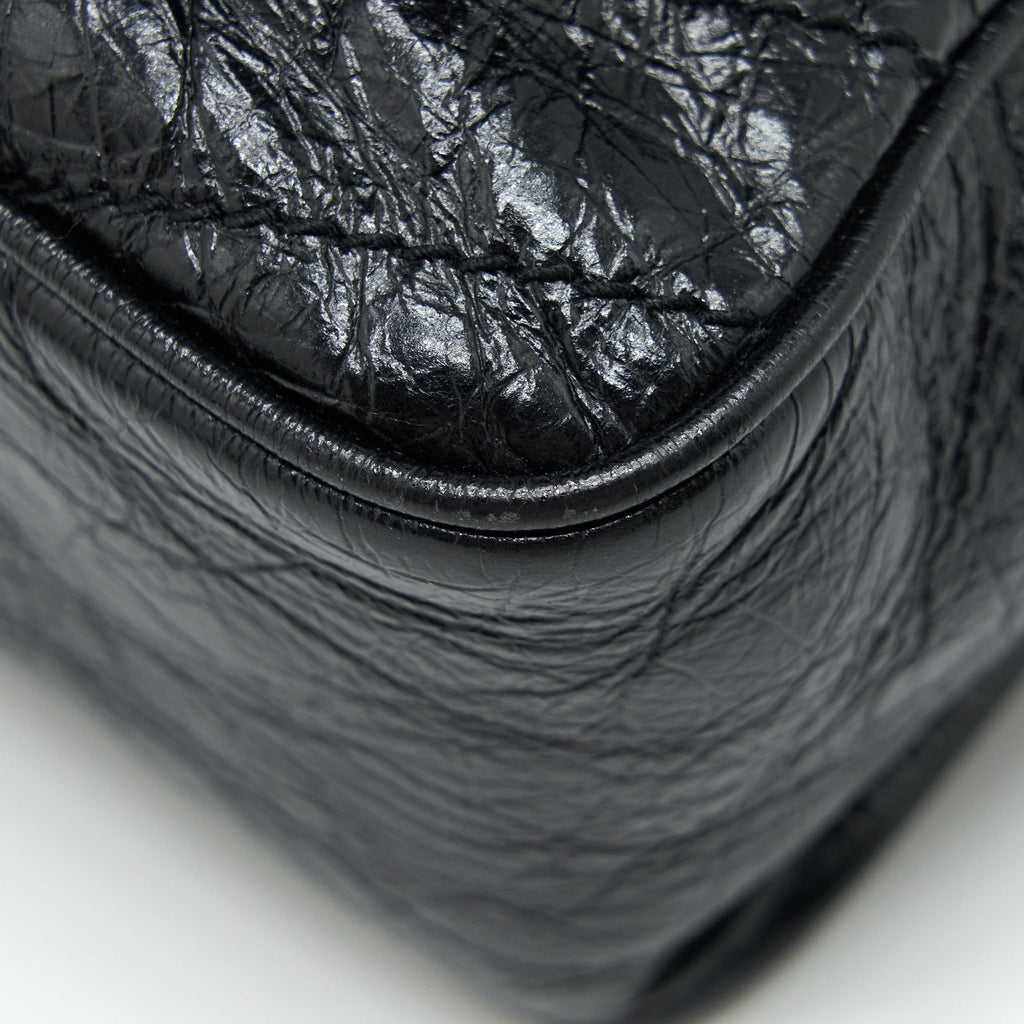 SAINT LAURENT LARGE NIKI SHOULDER BAG CALFSKIN BLACK SHW