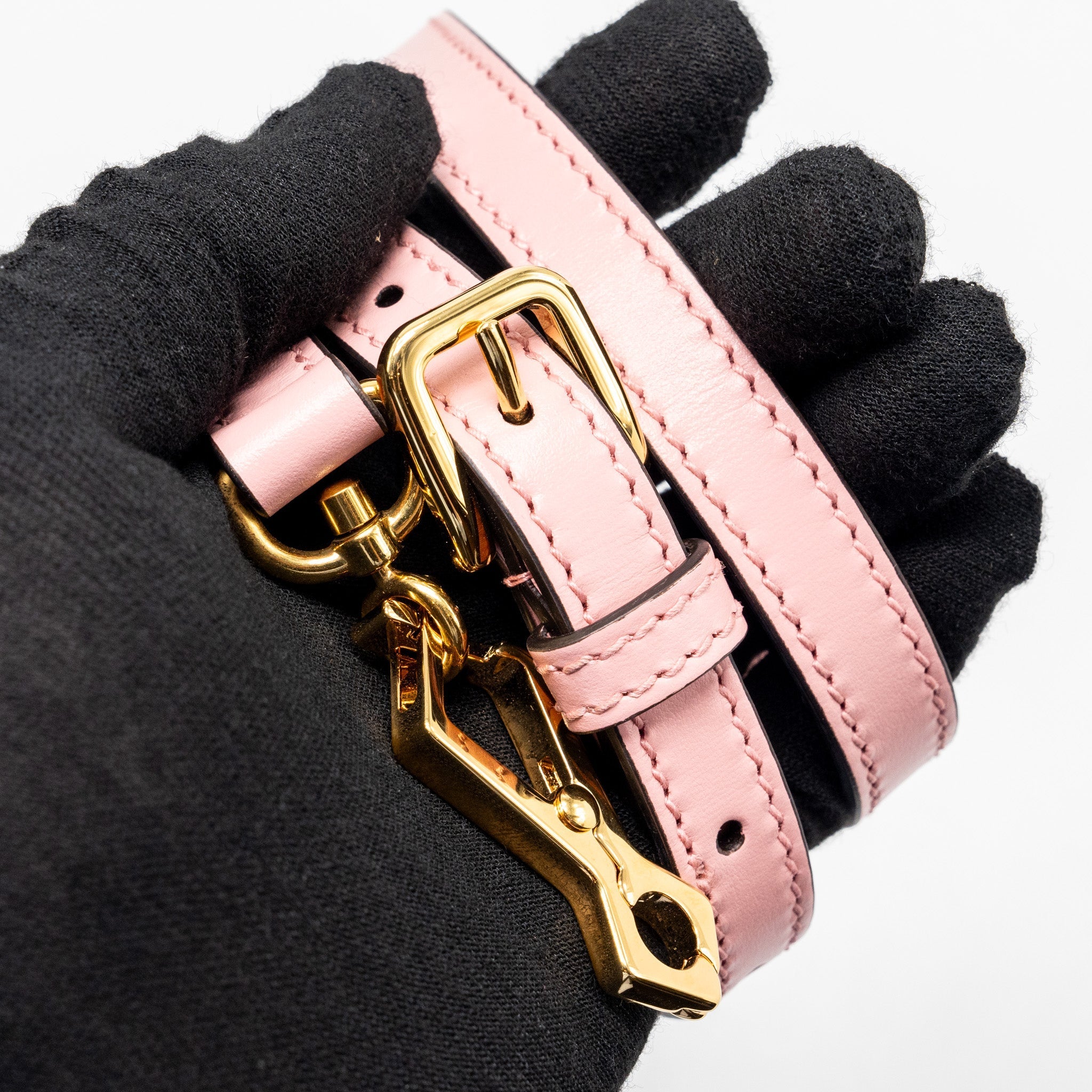 GUCCI HORSEBIT 1955 MINI TOP HANDLE BAG CALFSKIN MULTICOLOUR PINK GHW