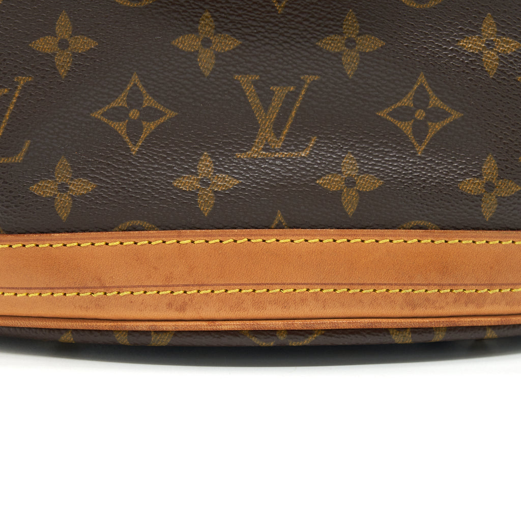 LOUIS VUITTON BUCKET PM SHOULDER TOTE BAG MONOGRAM CANVAS