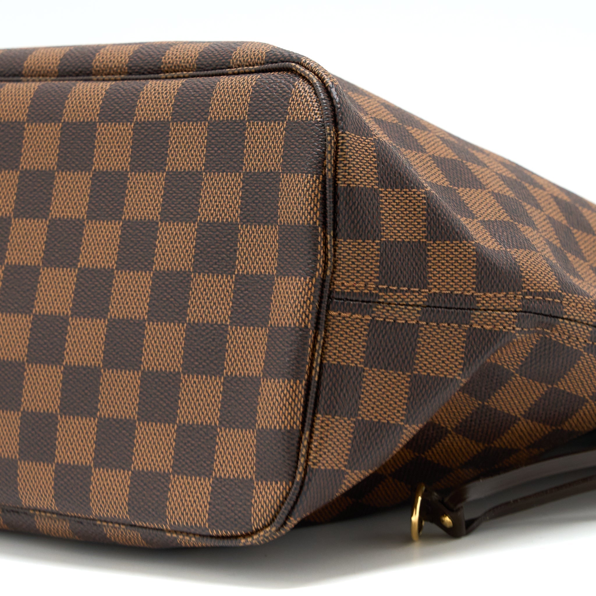 LOUIS VUITTON NEVERFULL MM DAMIER EBENE CANVAS GHW