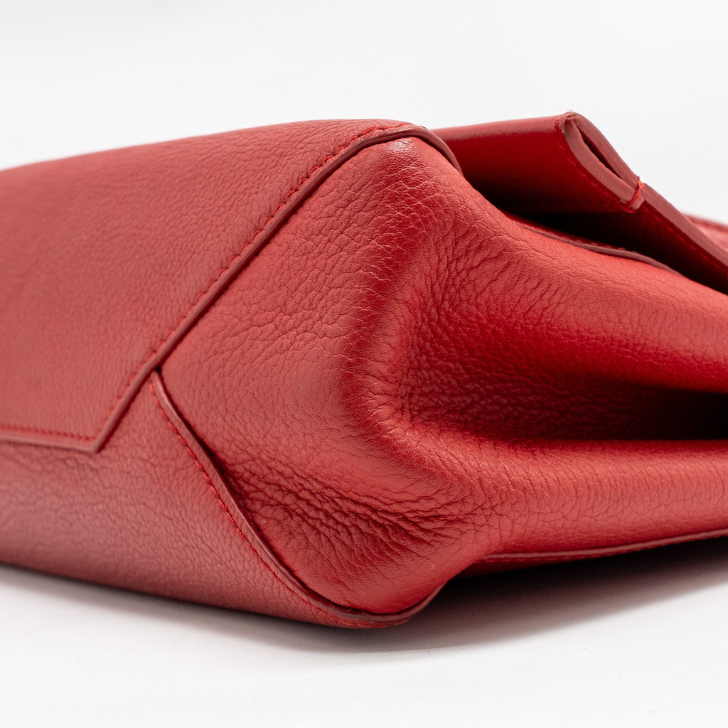 LOUIS VUITTON LOCKME BAG CALFSKIN RED SHW