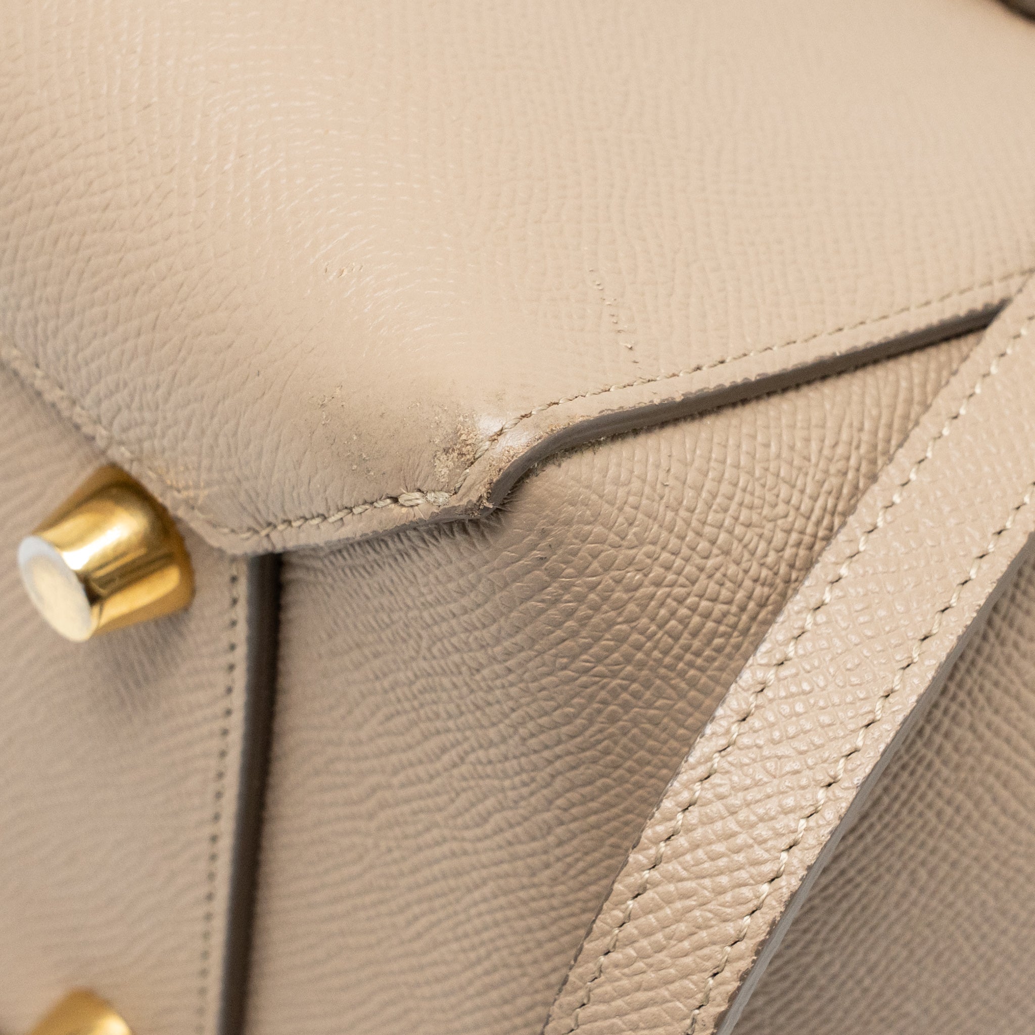 CELINE MINI BELT BAG CALFSKIN LIGHT TAUPE GHW