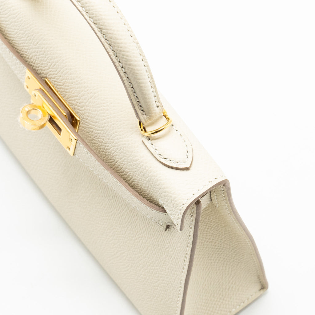 HERMES MINI KELLY II EPSOM CRAIE GHW