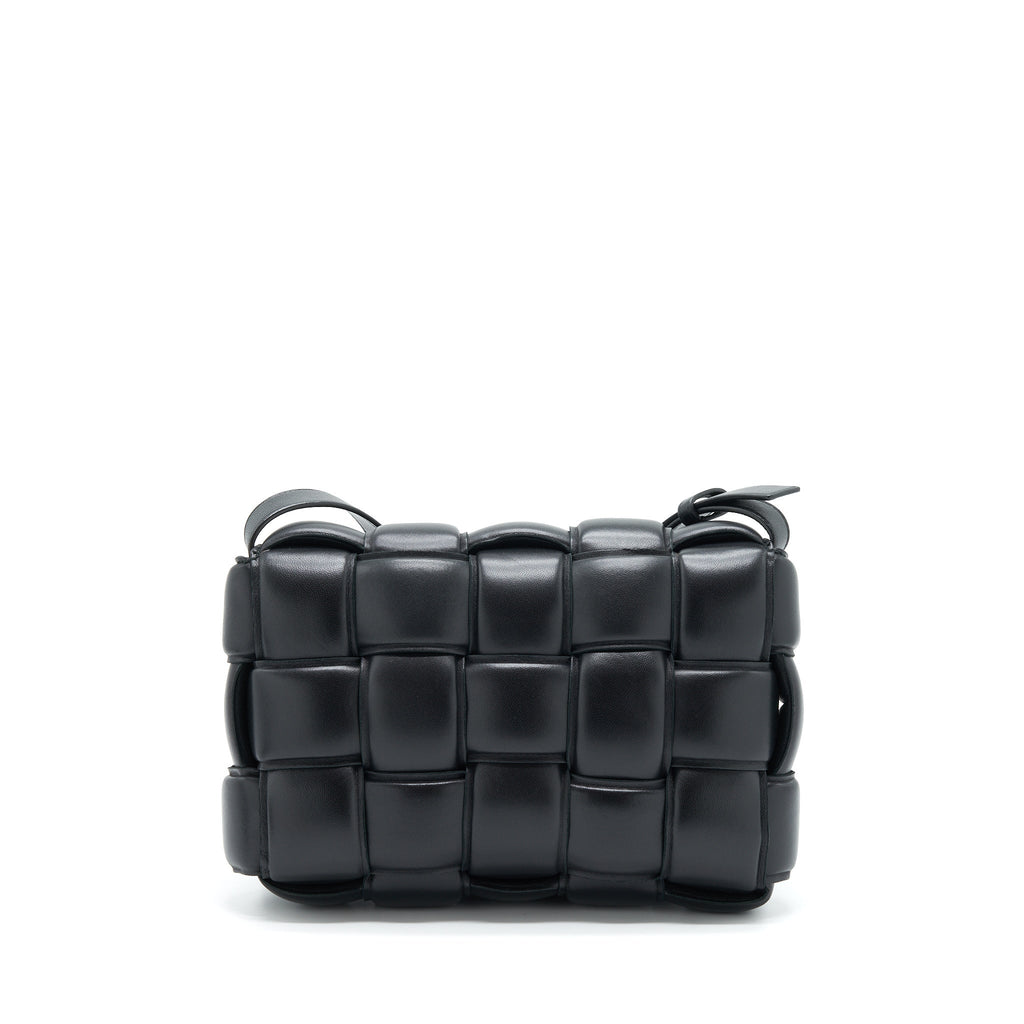 BOTTEGA VENETA PADDED CASSETTE BLACK GHW