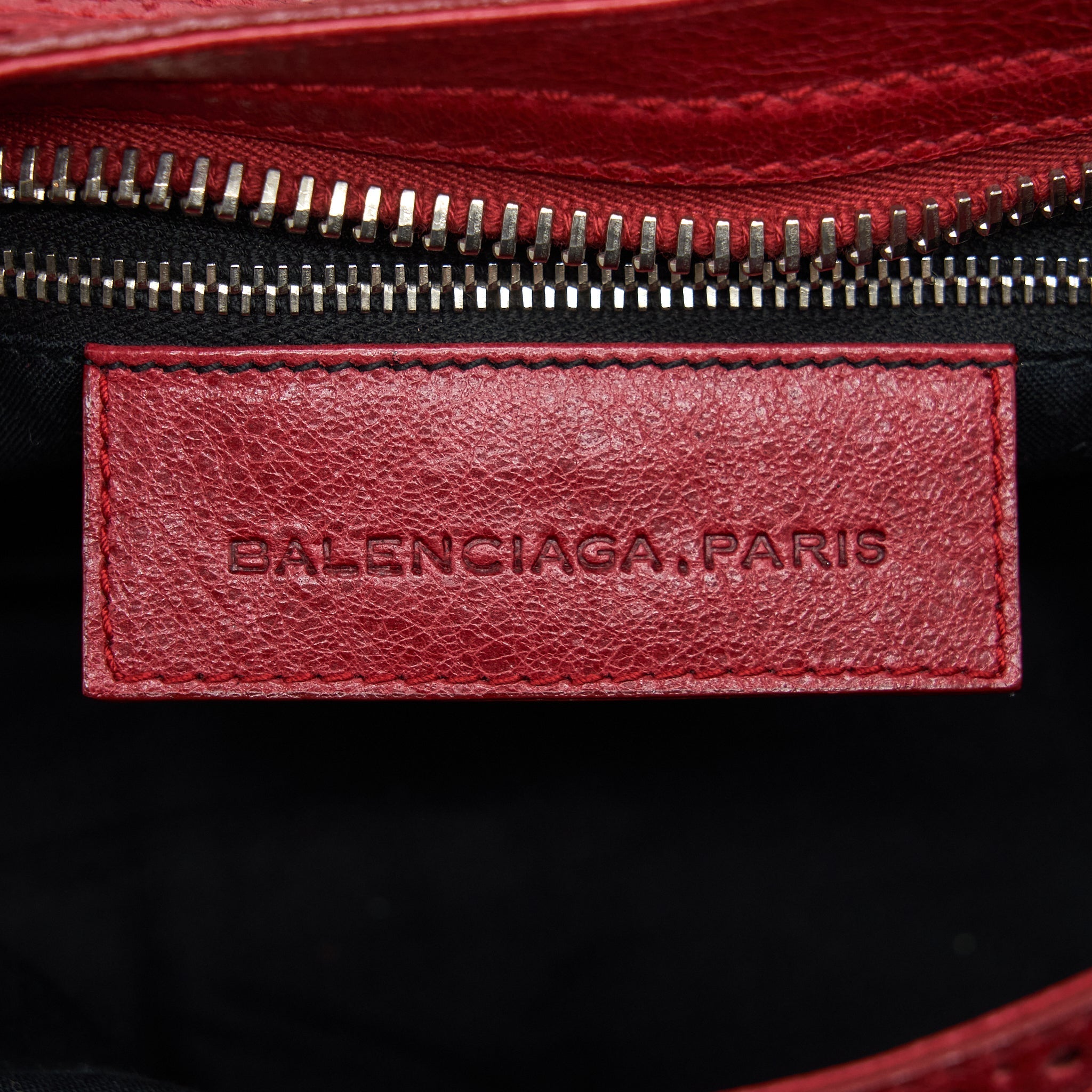BALENCIAGA GIANT CITY BAG RED SHW