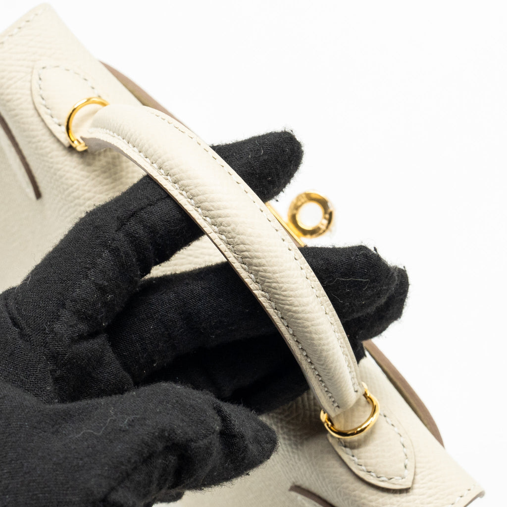 HERMES MINI KELLY II EPSOM CRAIE GHW