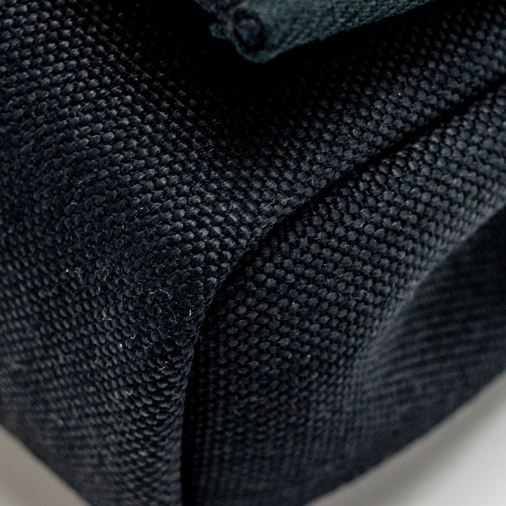 HERMES HERBAG MINI CANVAS / HUNTER BLACK GHW