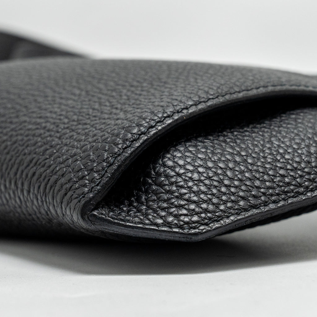 HERMES ULTRAPLA CROSS BELT BAG TOGO BLACK SHW