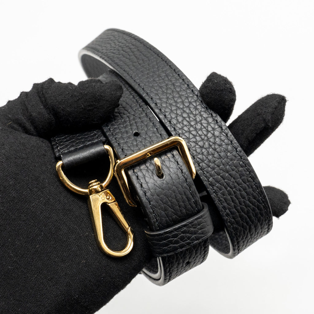 LOUIS VUITTON MURAKAMI LIMITED EDITION CAPUCINES BB TAURILLON LEATHER BLACK GHW