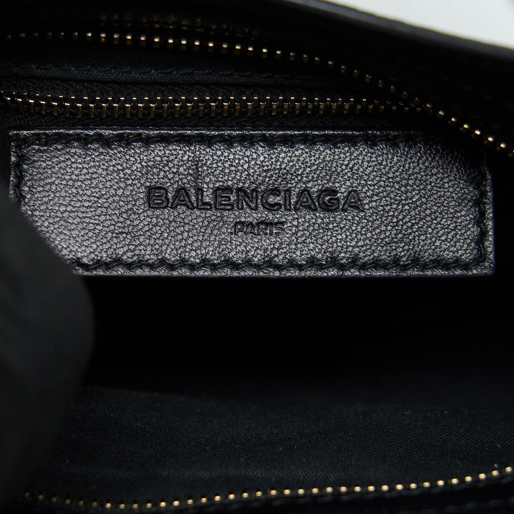 BALENCIAGA MINI CITY BAG BLACK GHW
