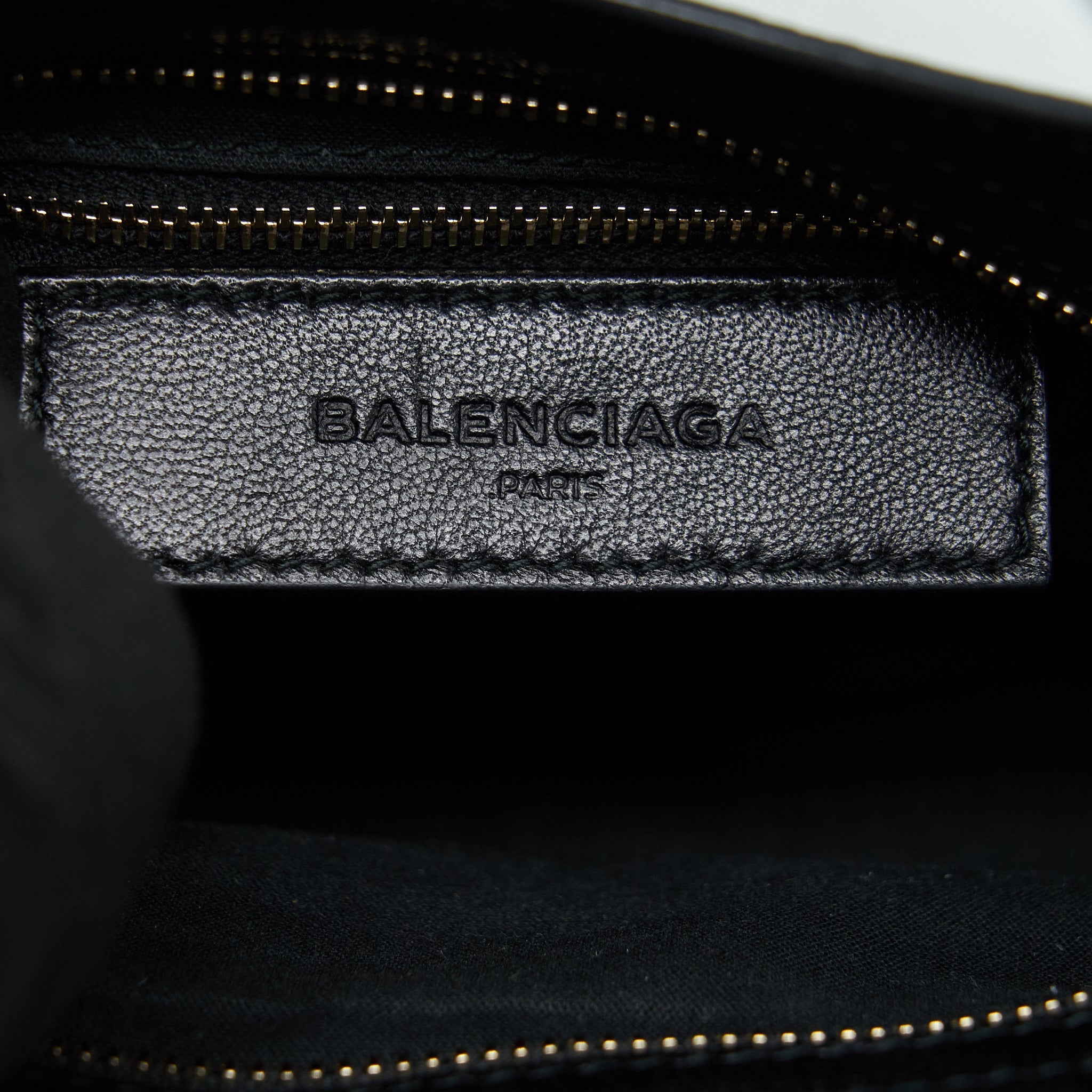 BALENCIAGA MINI CITY BAG BLACK GHW