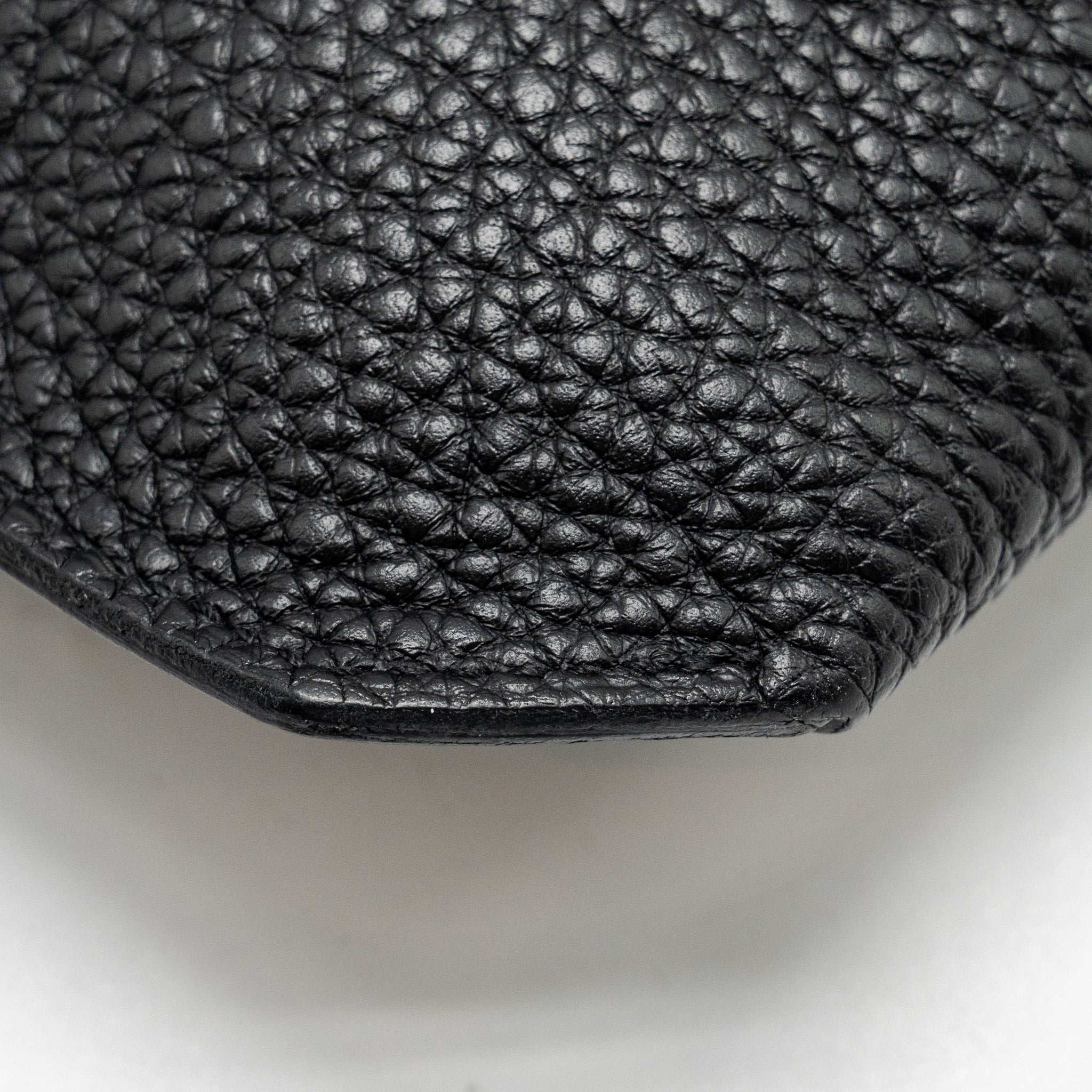HERMES ULTRAPLA CROSS BELT BAG TOGO BLACK SHW