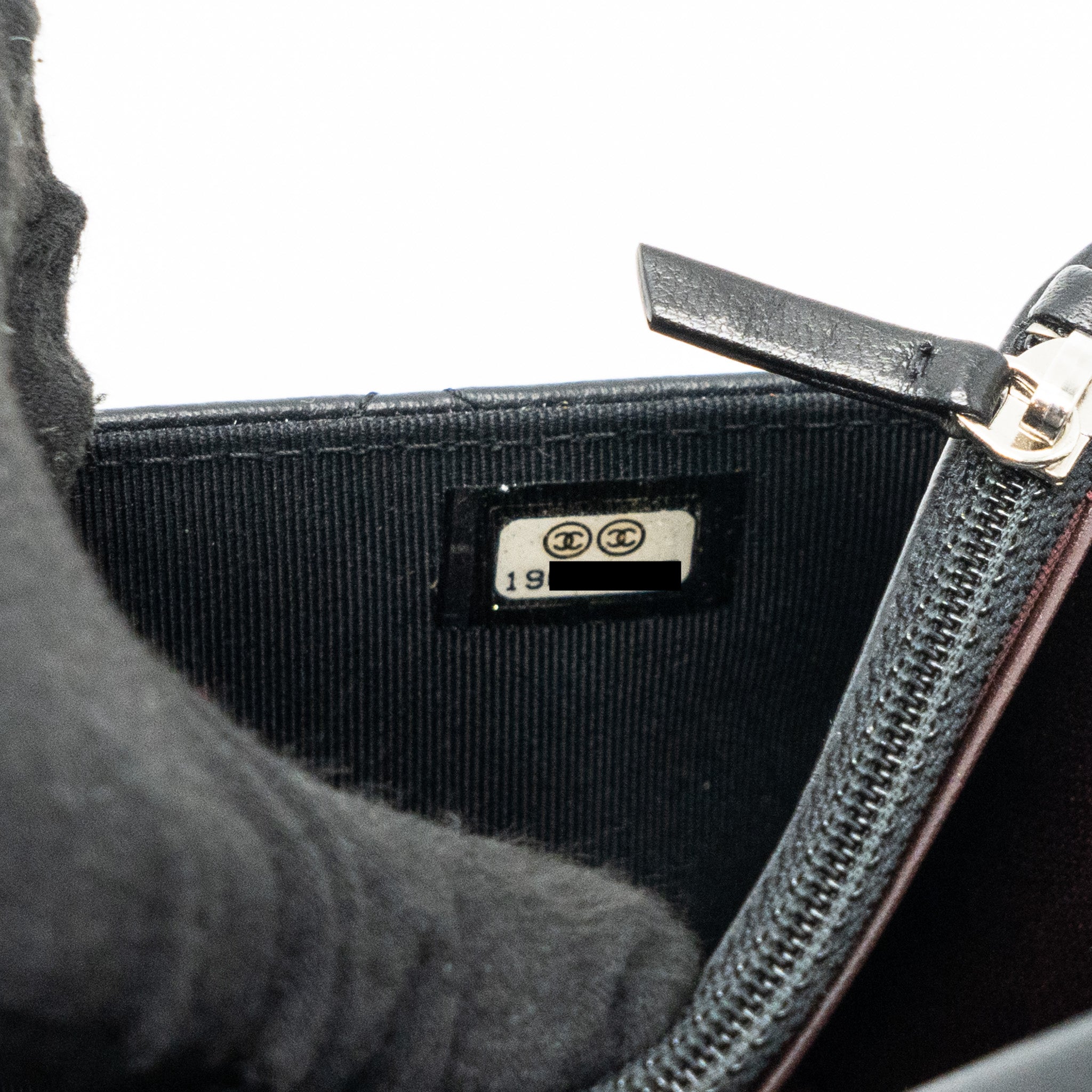 CHANEL CLASSIC WALLET ON CHAIN LAMBSKIN BLACK SHW