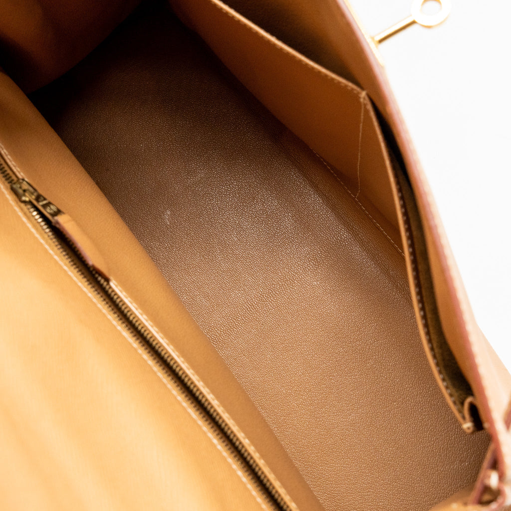 HERMES KELLY 32 EPSOM NATUREL SABLE GHW