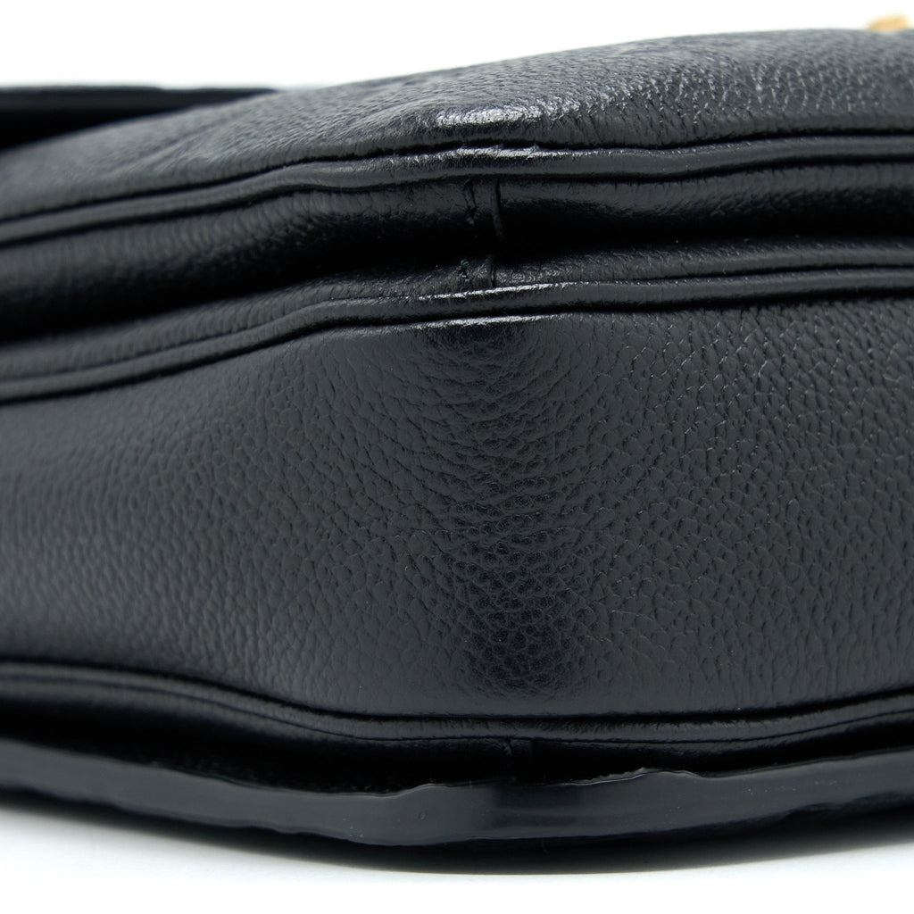 LOUIS VUITTON POCHETTE MÉTIS MONOGRAM EMPREINTE BLACK GHW