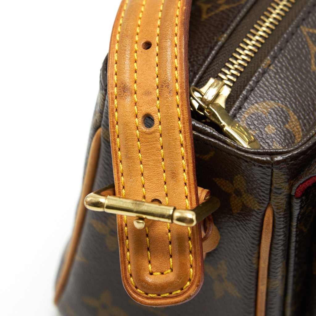 LOUIS VUITTON VINTAGE MONOGRAM SHOULDER BAG GHW