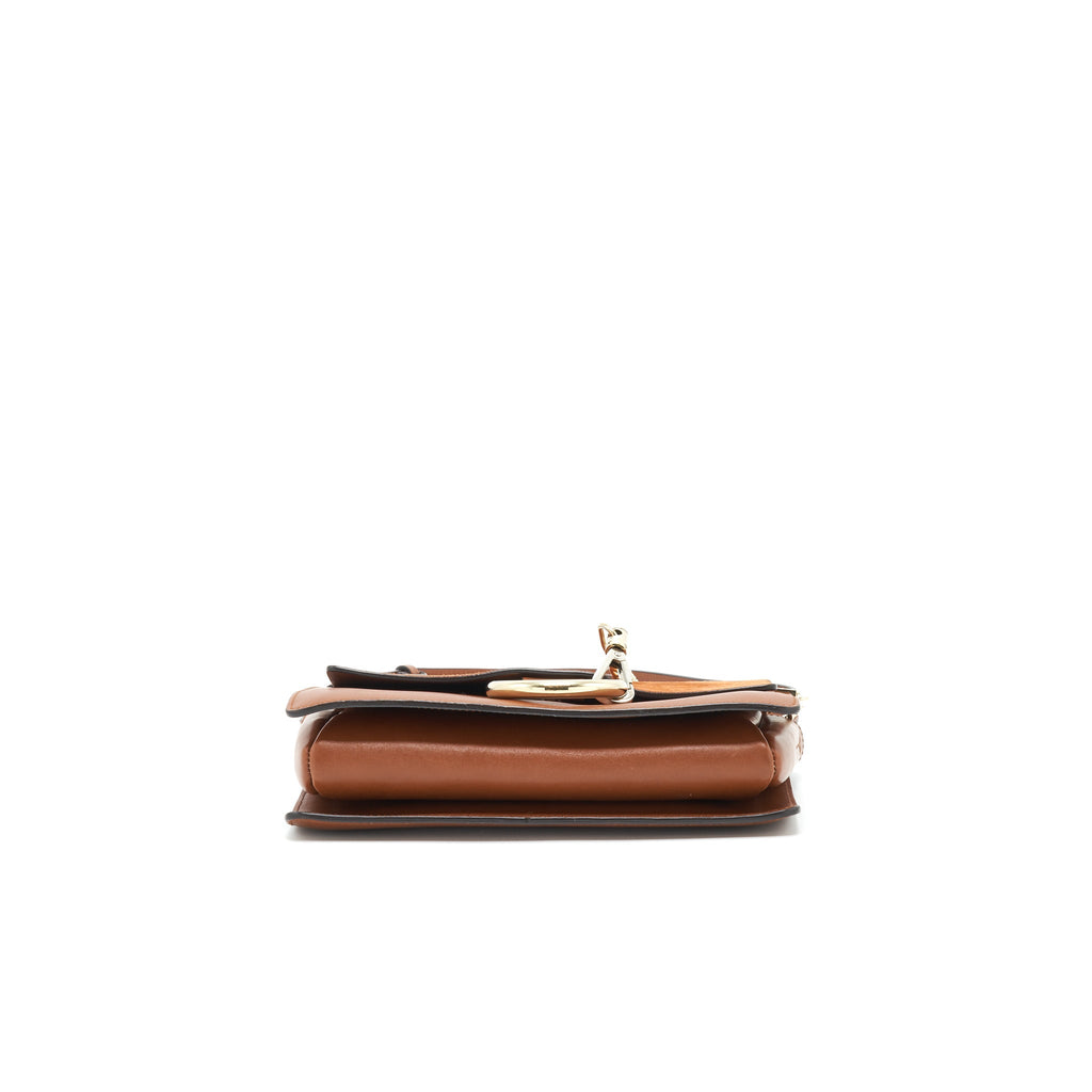 CHLOE FAYE SMALL SHOULDER BAG LIGHT BROWN