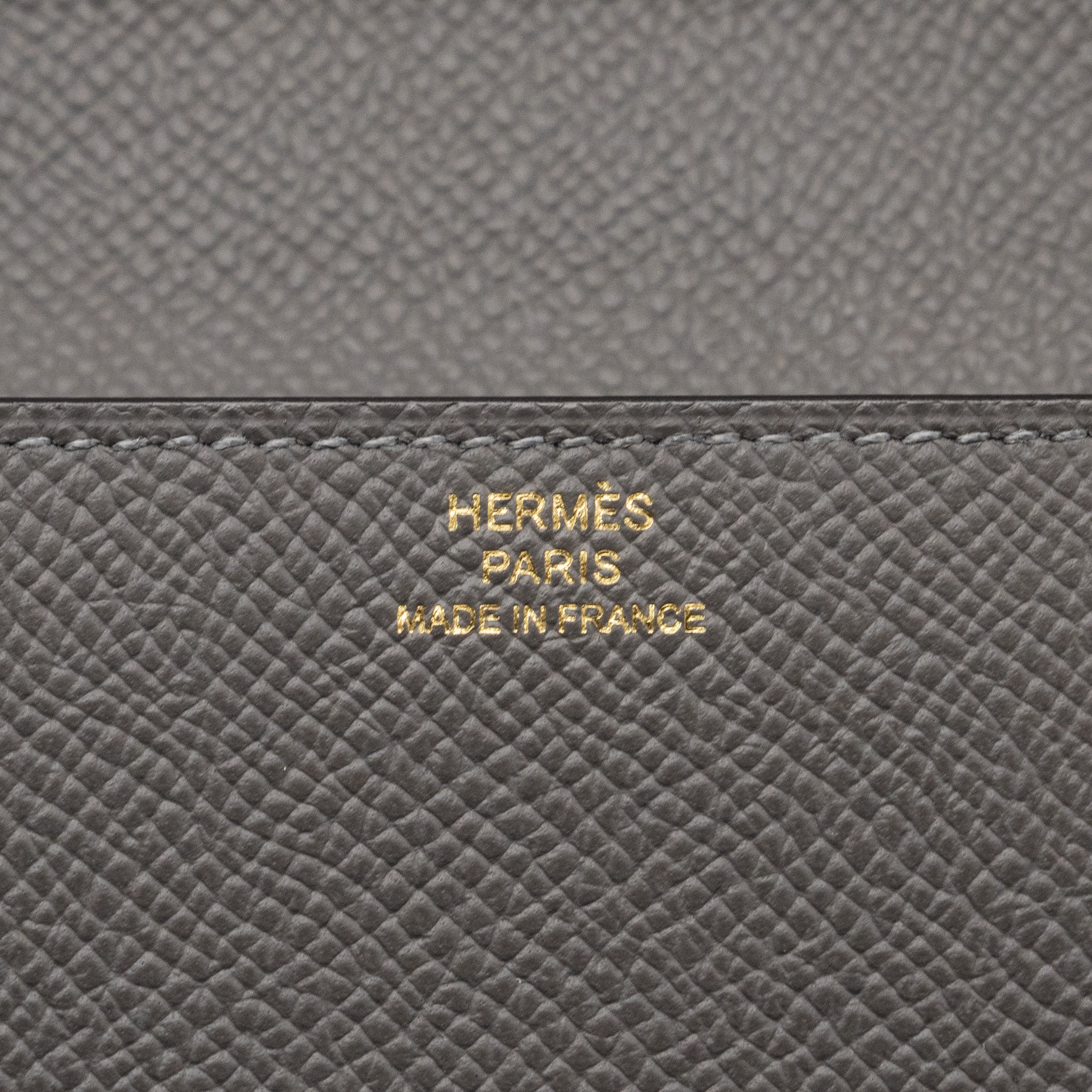 HERMES CLIC 16 WALLET EPSOM GRIS MEYER GHW
