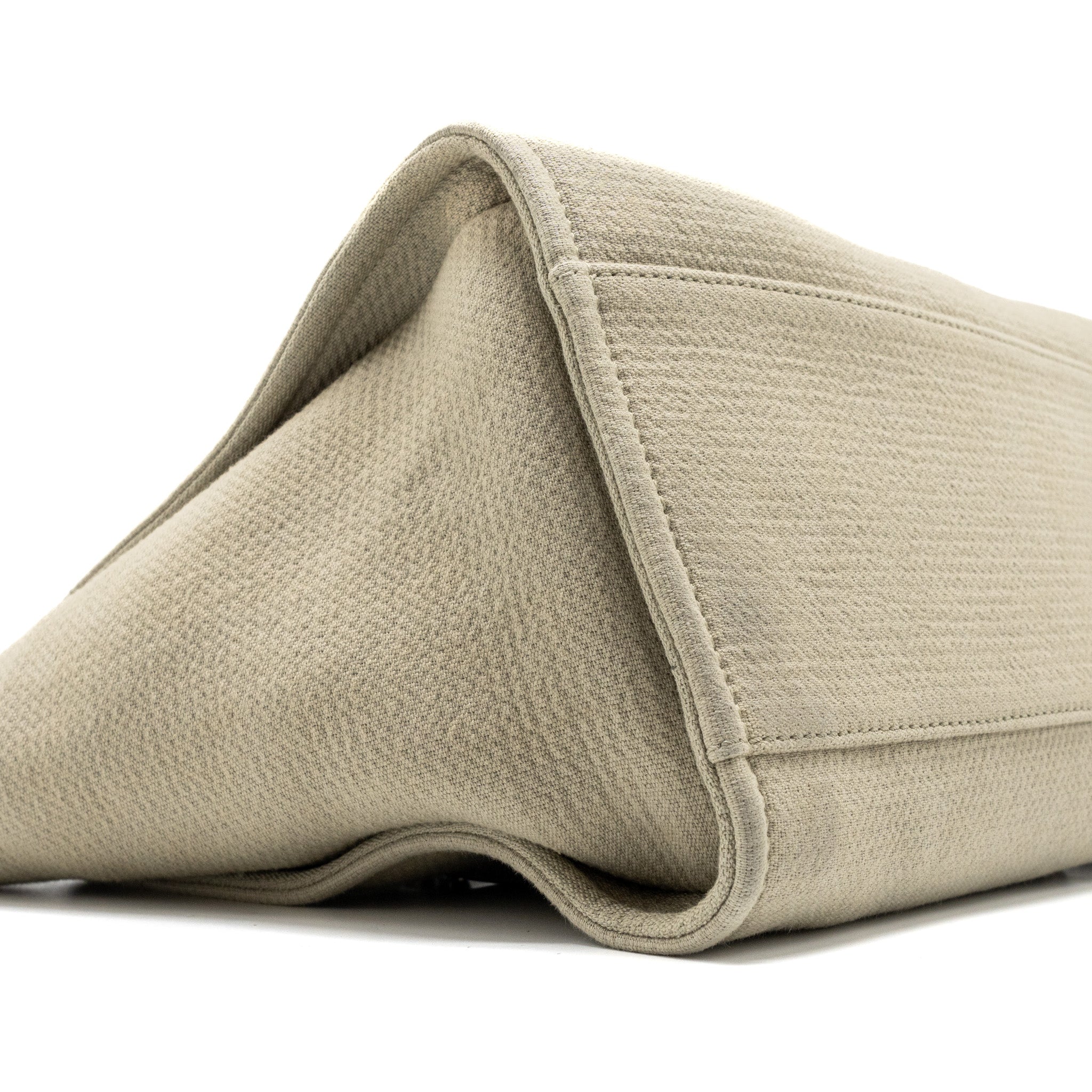 CHANEL DEAUVILLE TOTE BAG CANVAS BEIGE SHW (MICROCHIP)