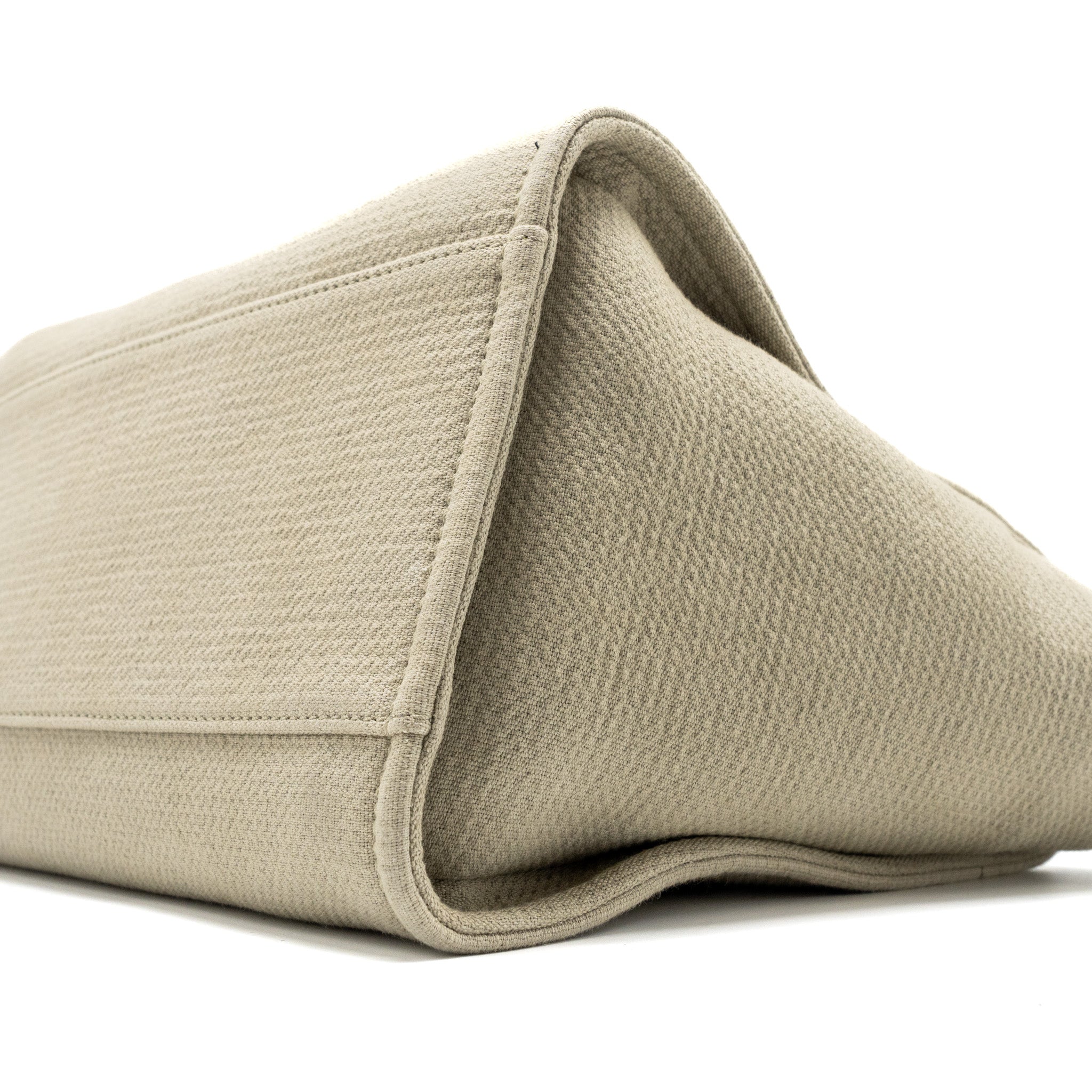CHANEL DEAUVILLE TOTE BAG CANVAS BEIGE SHW (MICROCHIP)