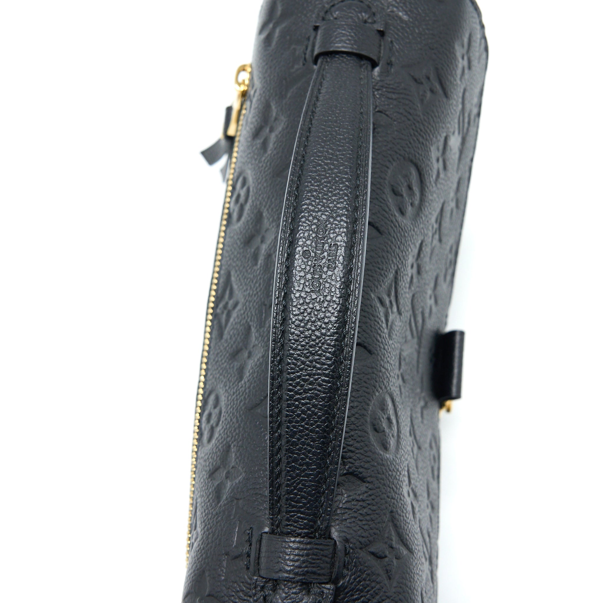 LOUIS VUITTON POCHETTE MÉTIS MONOGRAM EMPREINTE BLACK GHW