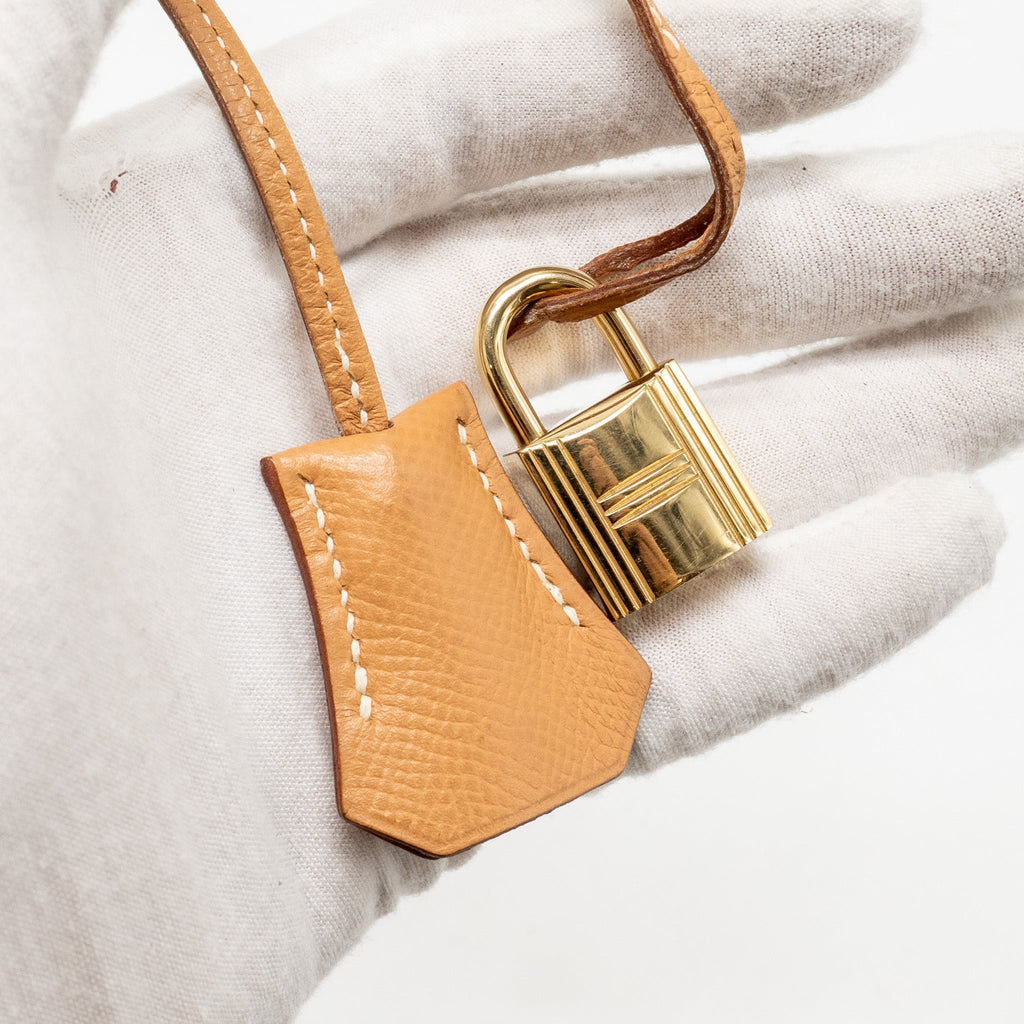 HERMES KELLY 32 EPSOM NATUREL SABLE GHW
