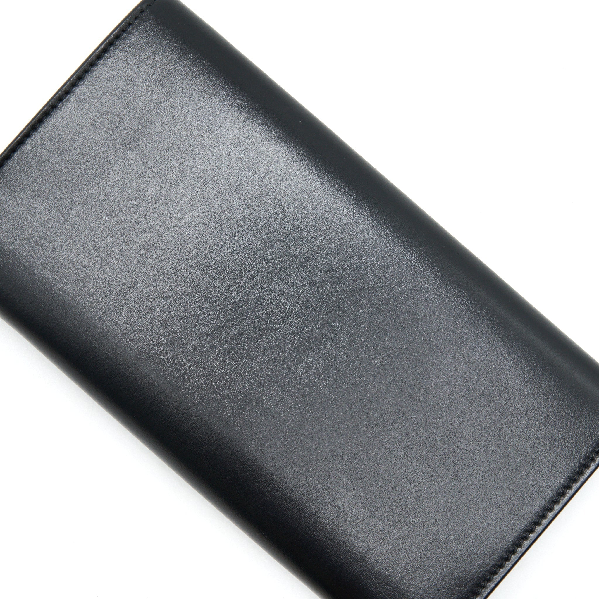 CELINE CALFSKIN C WALLET ON CHAIN BAG BLACK GHW