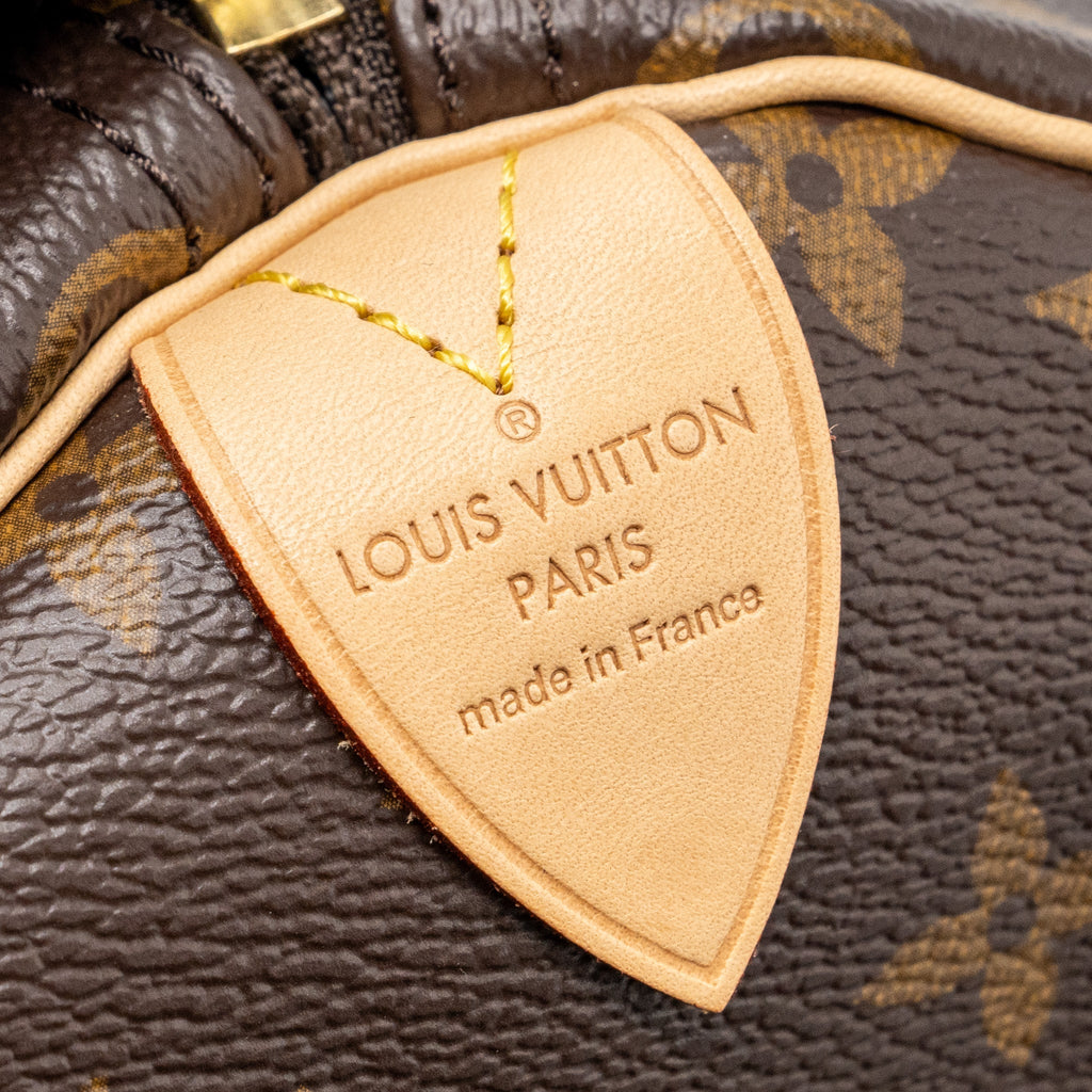 LOUIS VUITTON SPEEDY 30 MONOGRAM CANVAS GHW