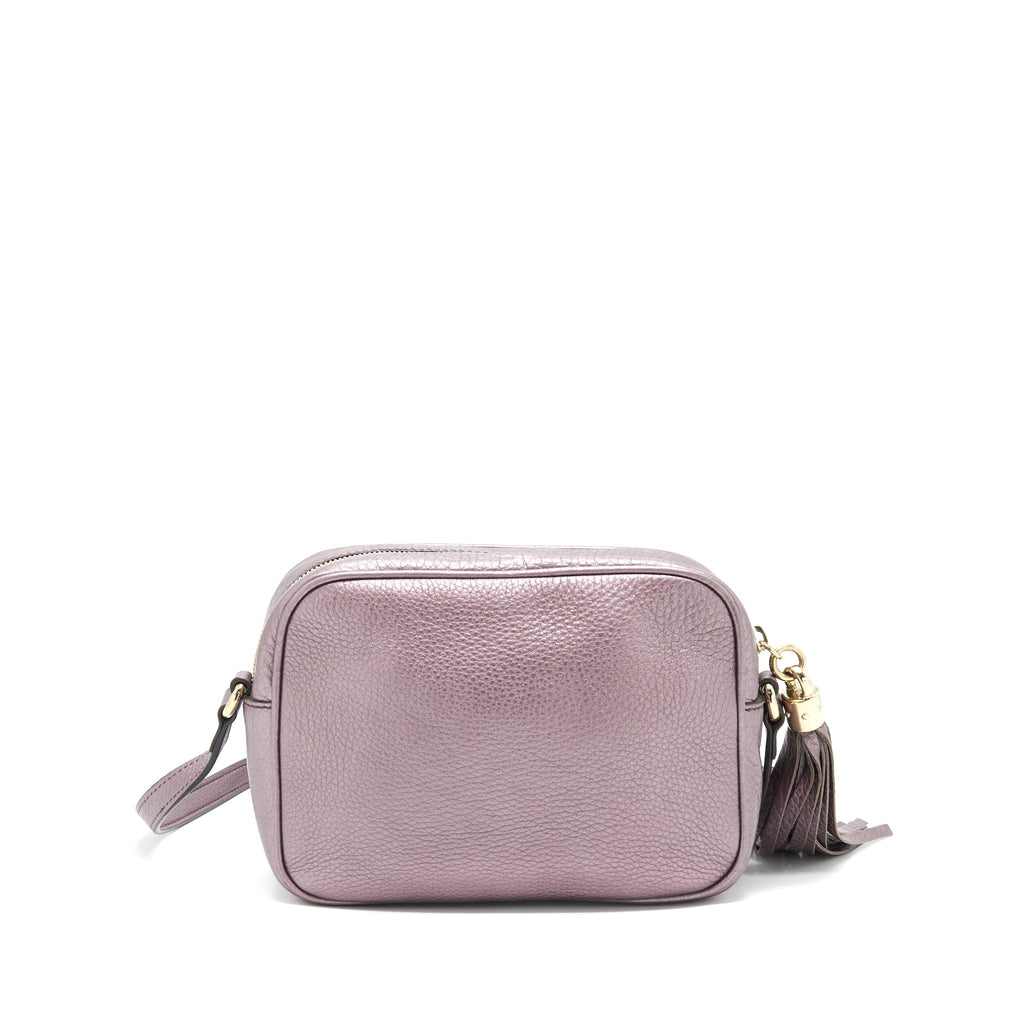 GUCCI DISCO CAMERA BAG SILVER PURPLE