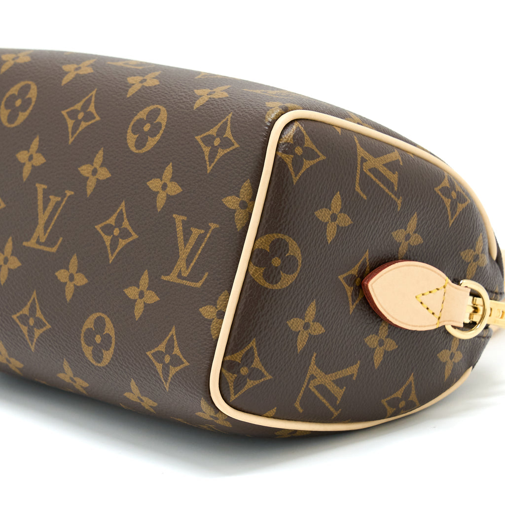 LOUIS VUITTON SPEEDY BANDOULIERE 20 MONOGRAM CANVAS WITH BLACK STRAP GHW