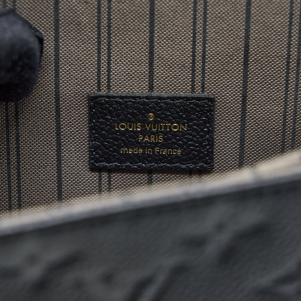 LOUIS VUITTON POCHETTE MÉTIS MONOGRAM EMPREINTE BLACK GHW