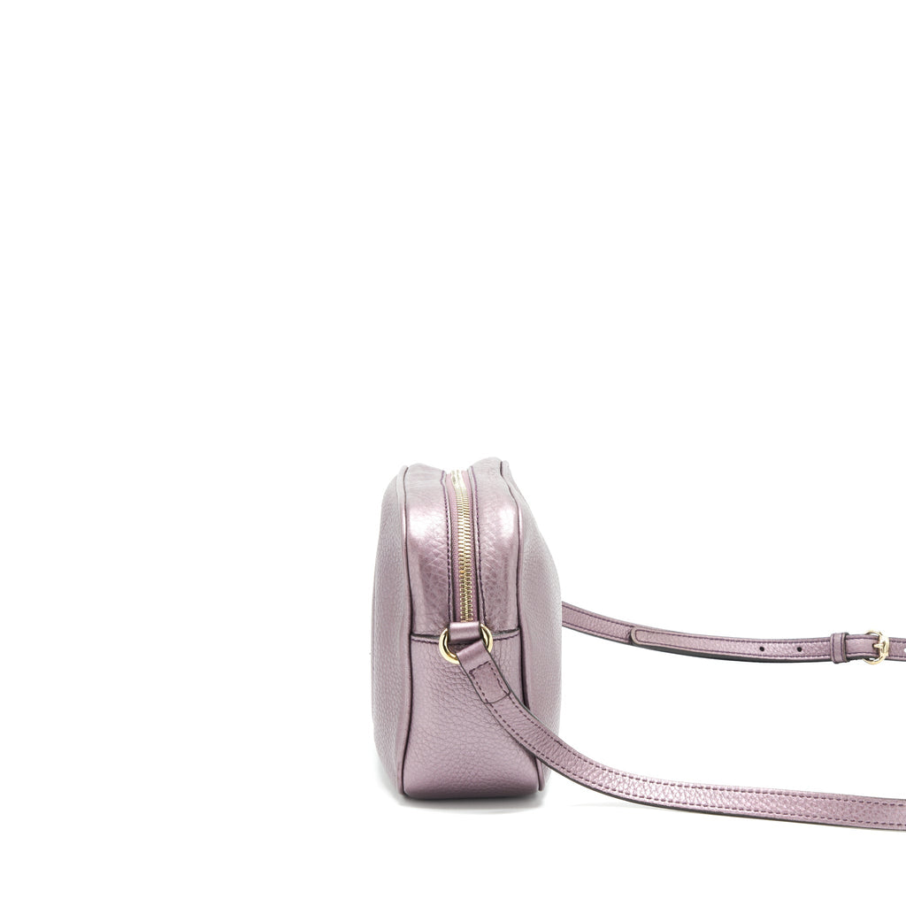 GUCCI DISCO CAMERA BAG SILVER PURPLE