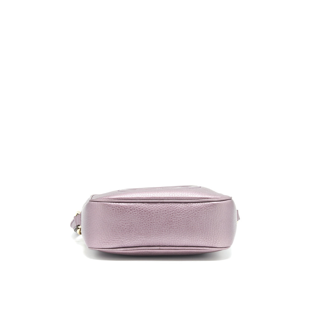 GUCCI DISCO CAMERA BAG SILVER PURPLE
