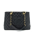 CHANEL GRAND SHOPPING BAG BLACK GHW