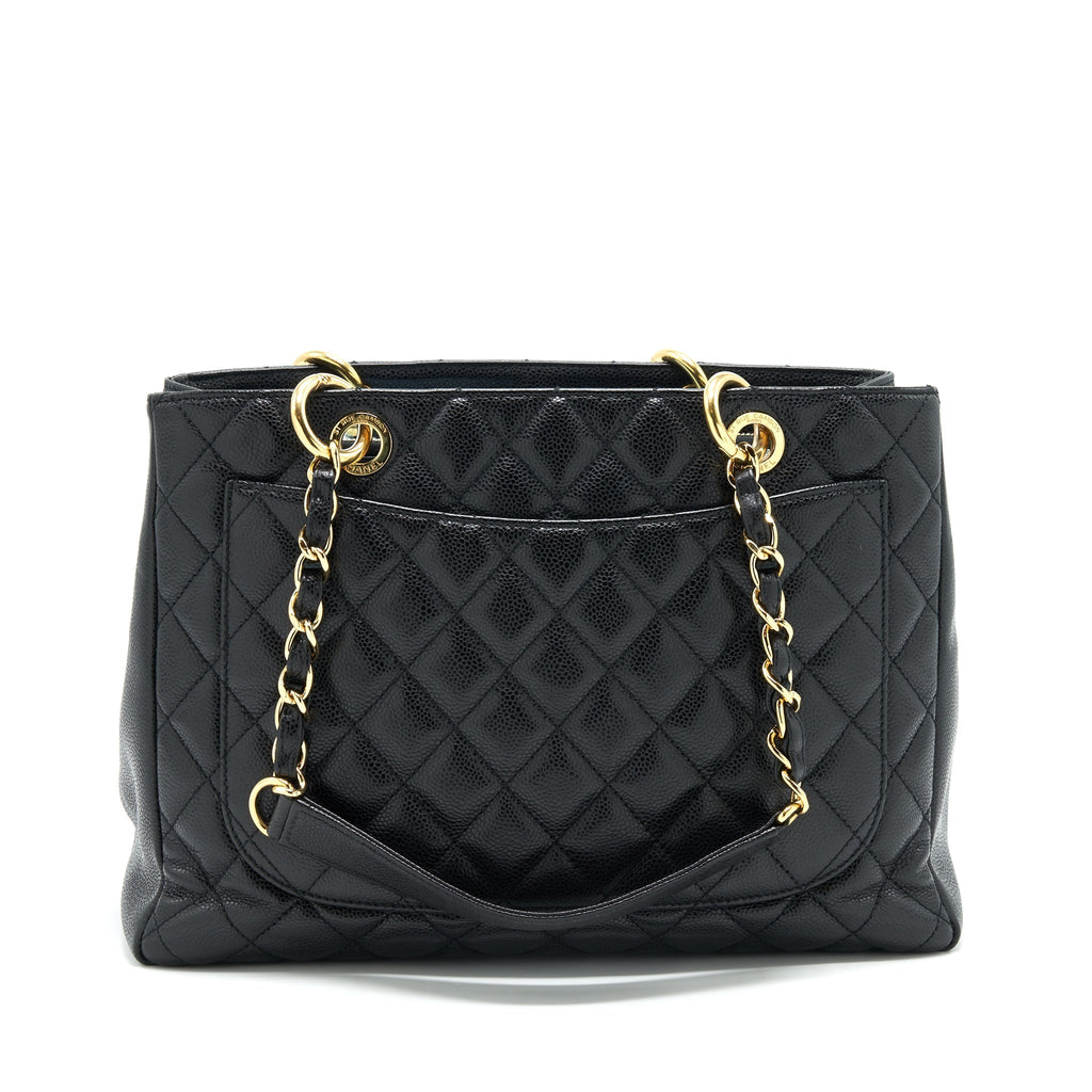 CHANEL GRAND SHOPPING BAG BLACK GHW