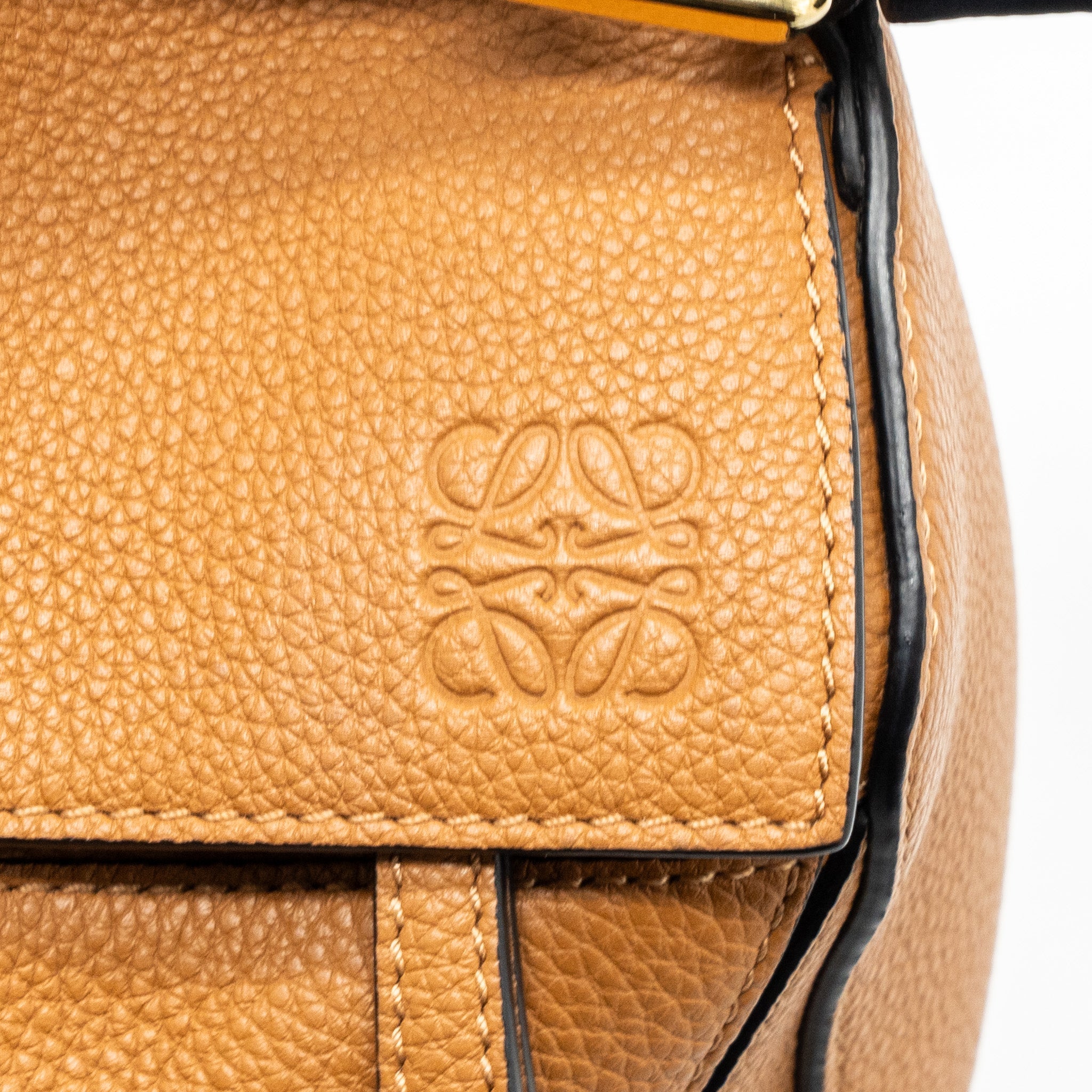 LOEWE SMALL PUZZLE BAG CALFSKIN TAN GHW