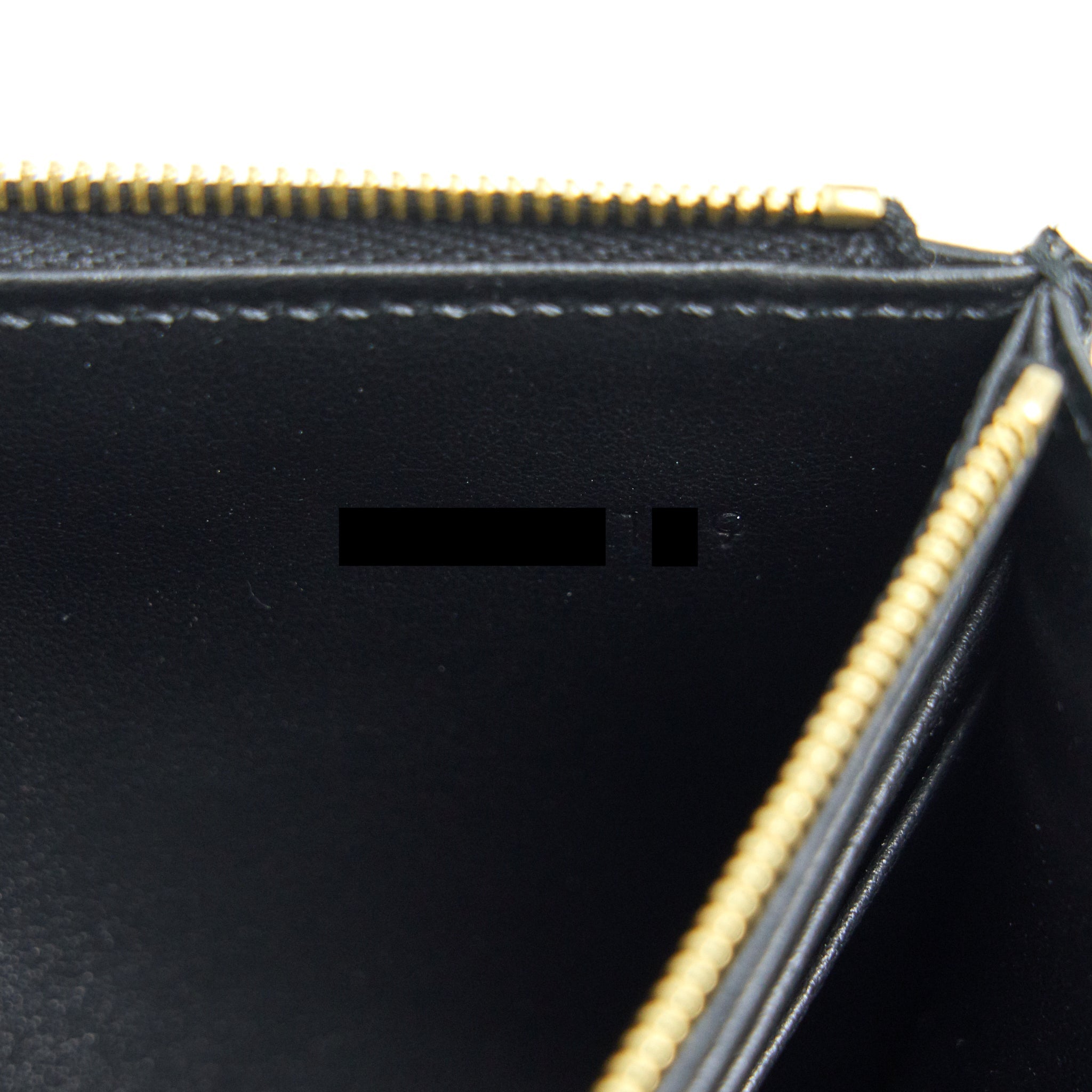 CELINE CALFSKIN C WALLET ON CHAIN BAG BLACK GHW