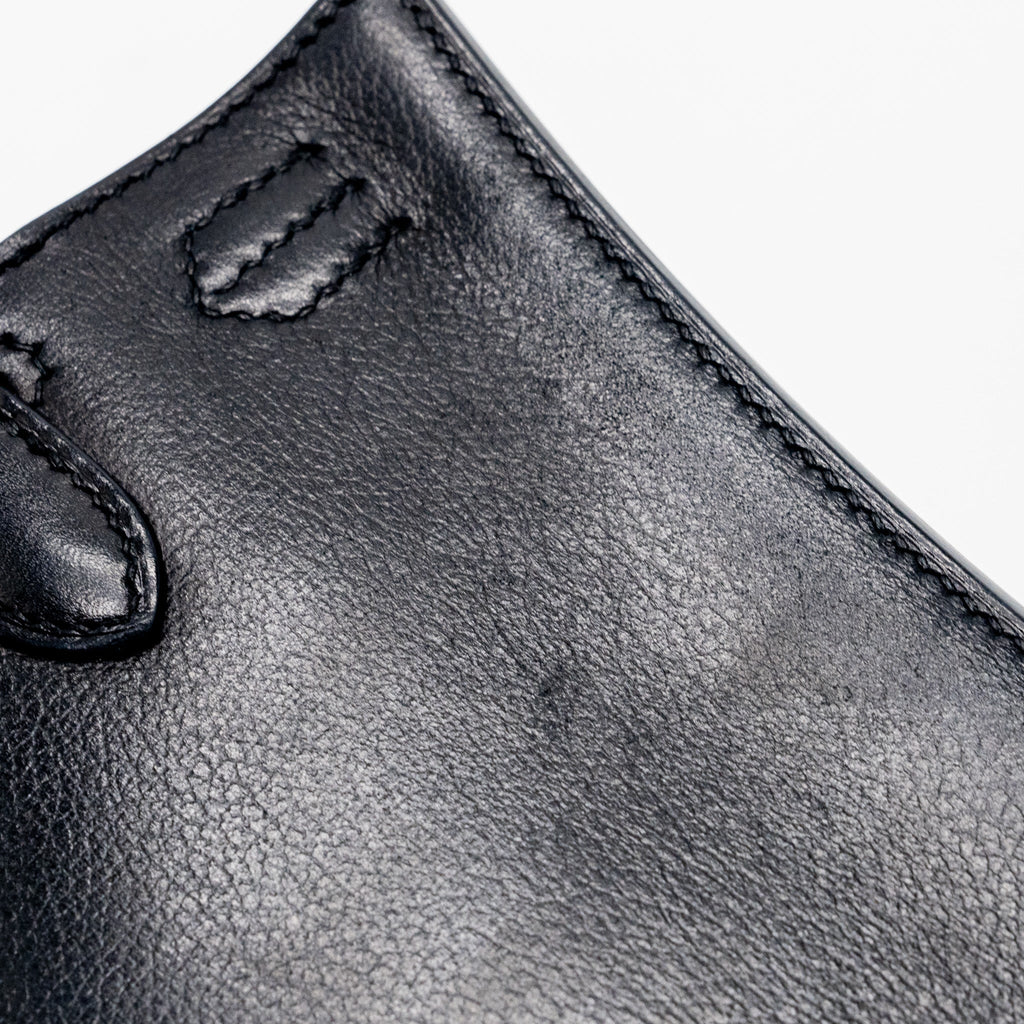 HERMES MINI JYPSIERE EVERGRAIN BLACK GHW