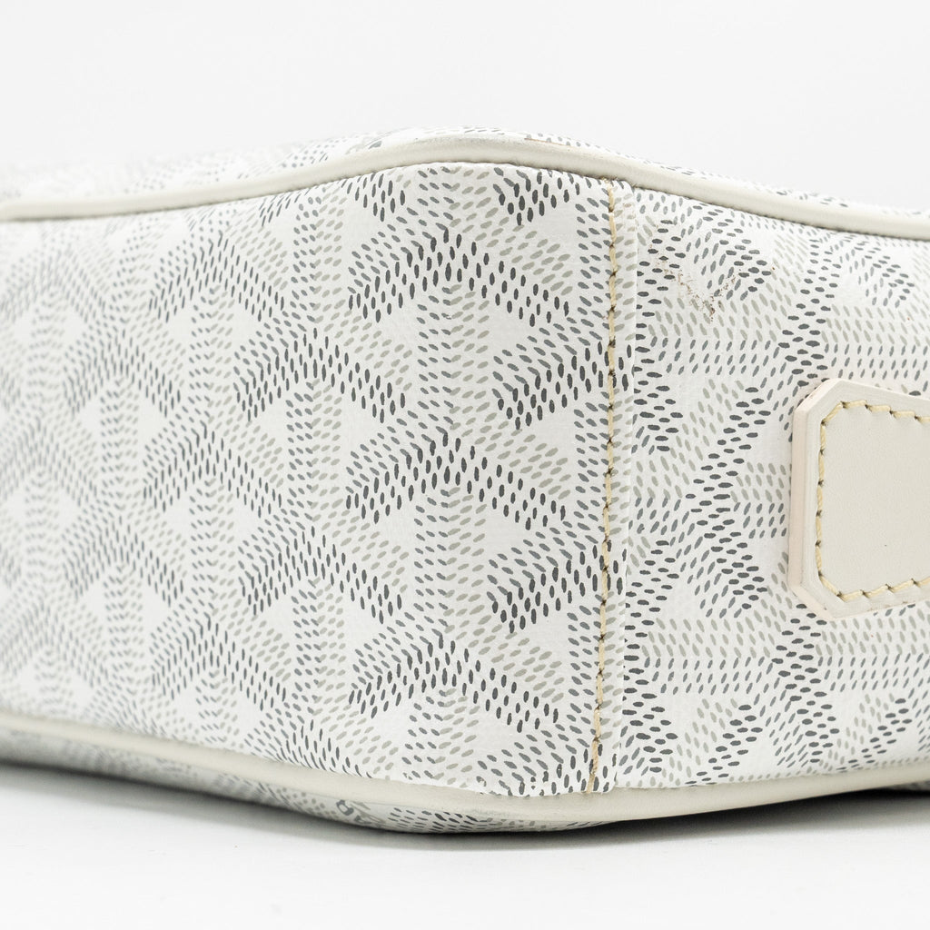 GOYARD CAPE VERT CROSSBODY BAG GOYARDLINE CANVAS WHITE SHW