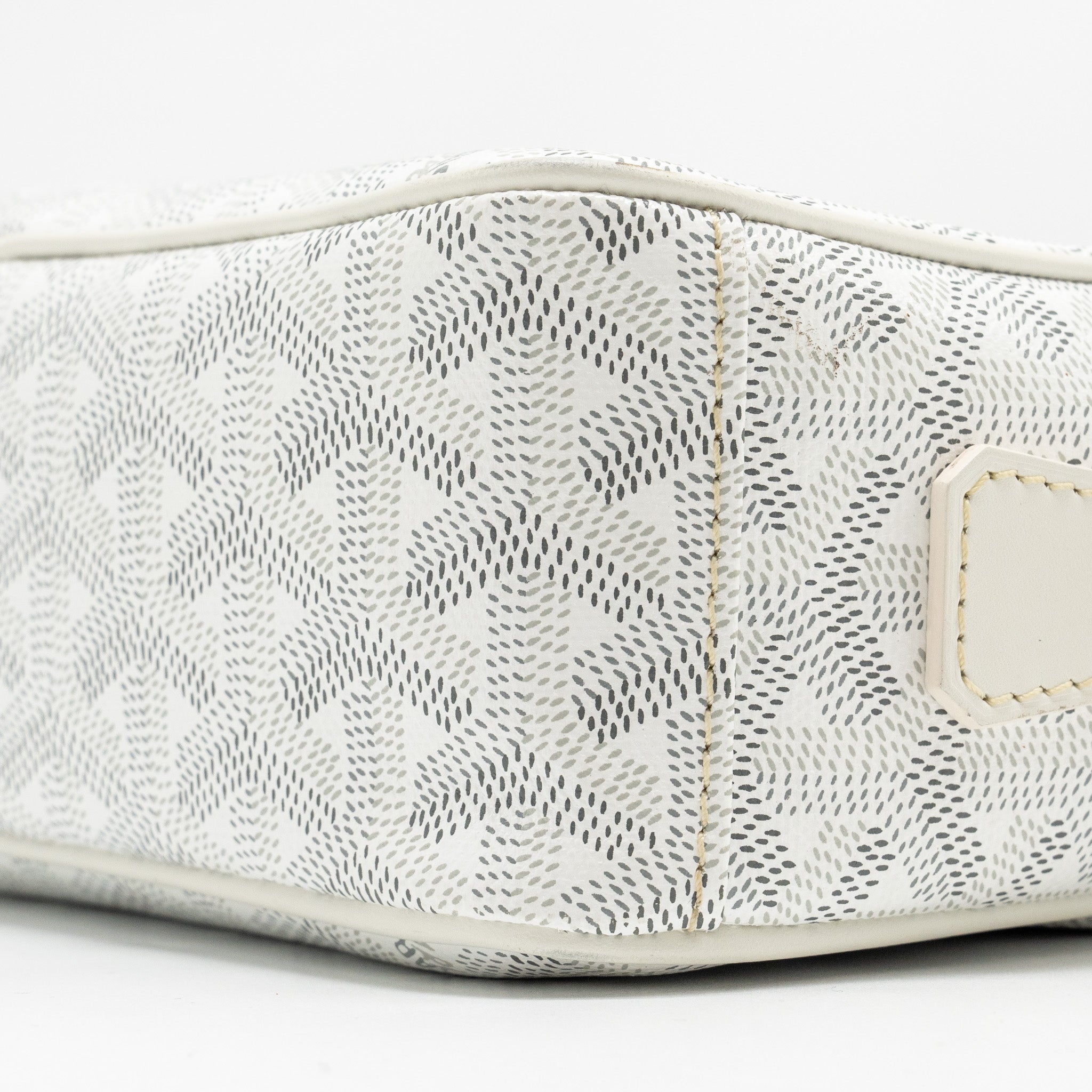 GOYARD CAPE VERT CROSSBODY BAG GOYARDLINE CANVAS WHITE SHW