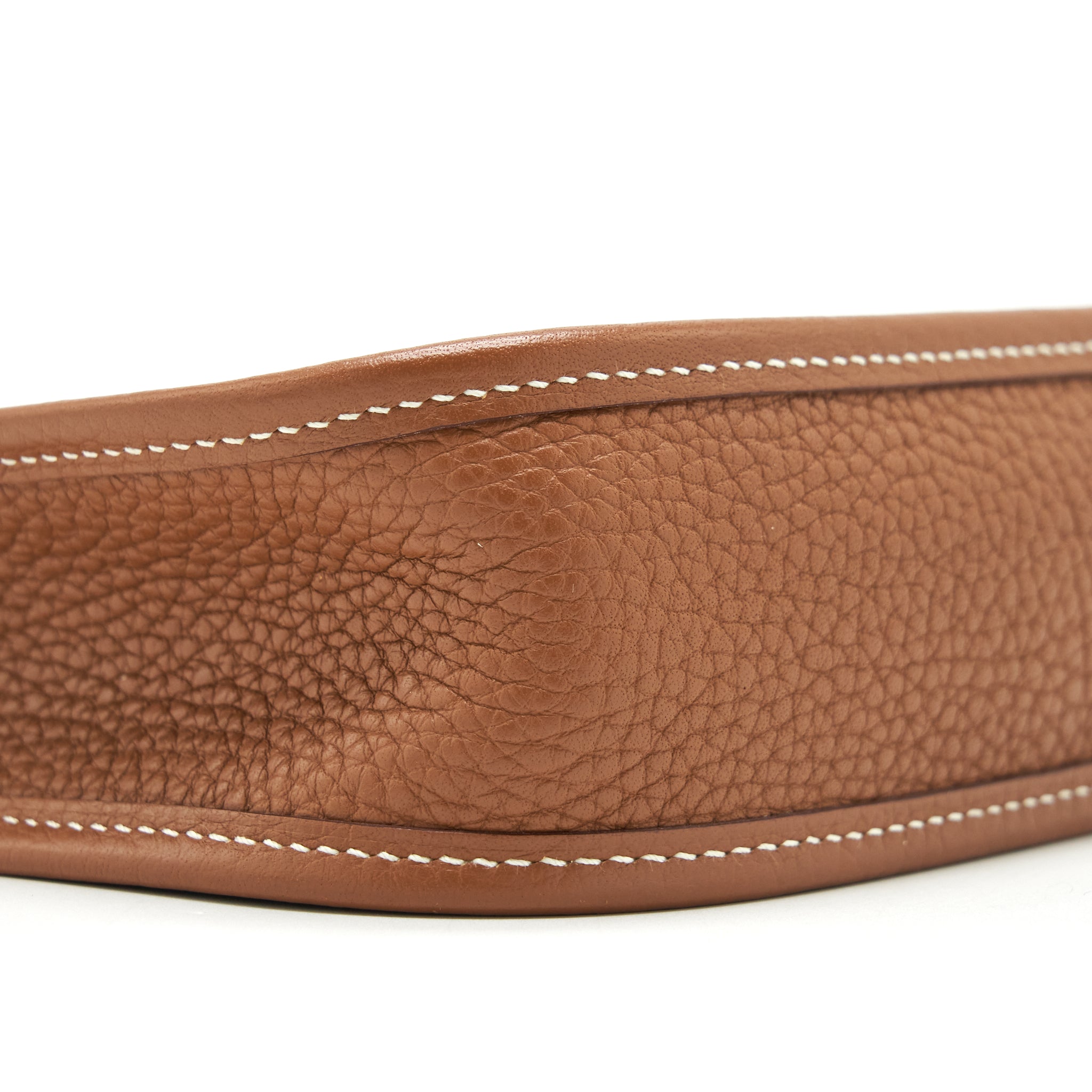 HERMES MINI EVELYNE CLEMENCE GOLD/ AMORE-BRIQUE SHW