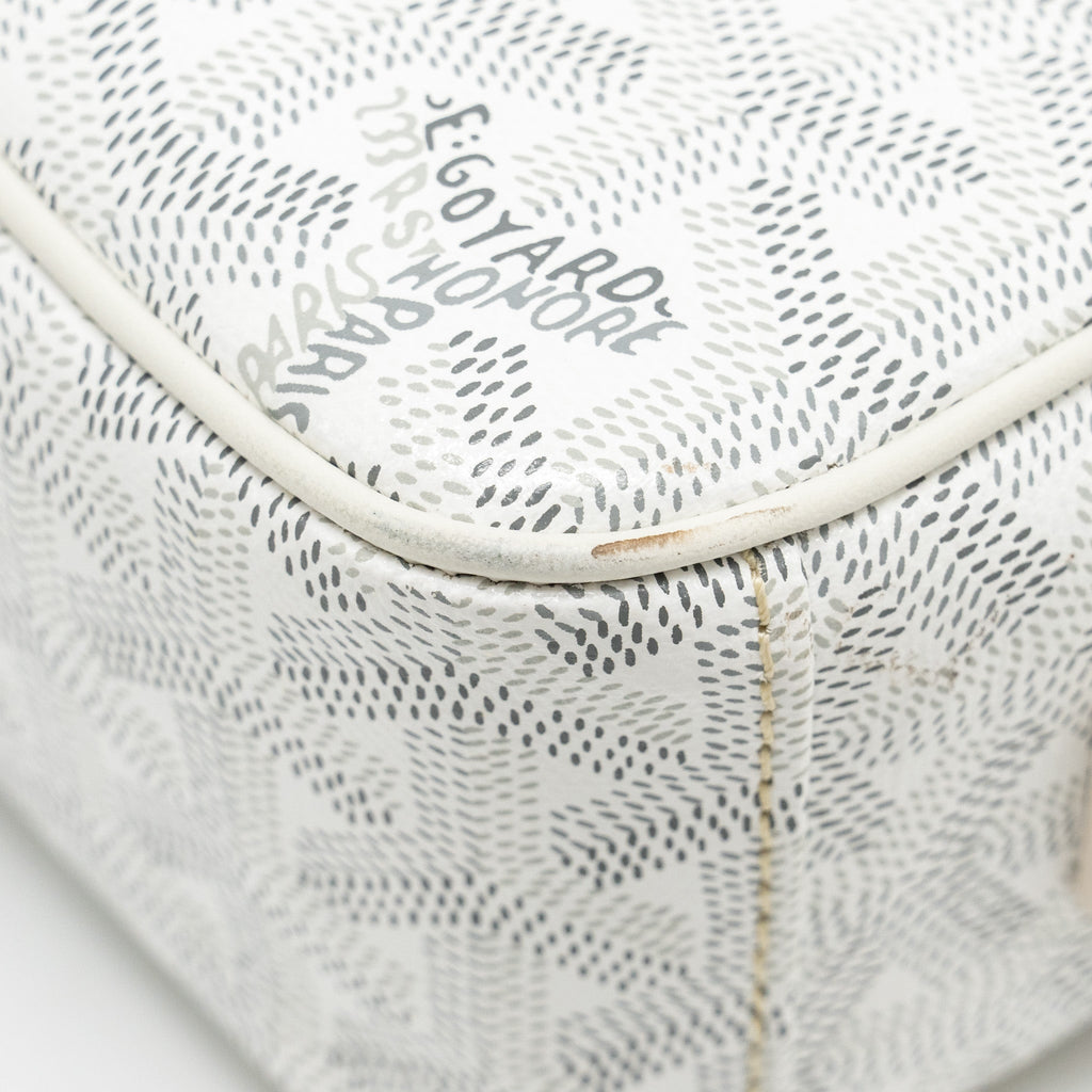 GOYARD CAPE VERT CROSSBODY BAG GOYARDLINE CANVAS WHITE SHW
