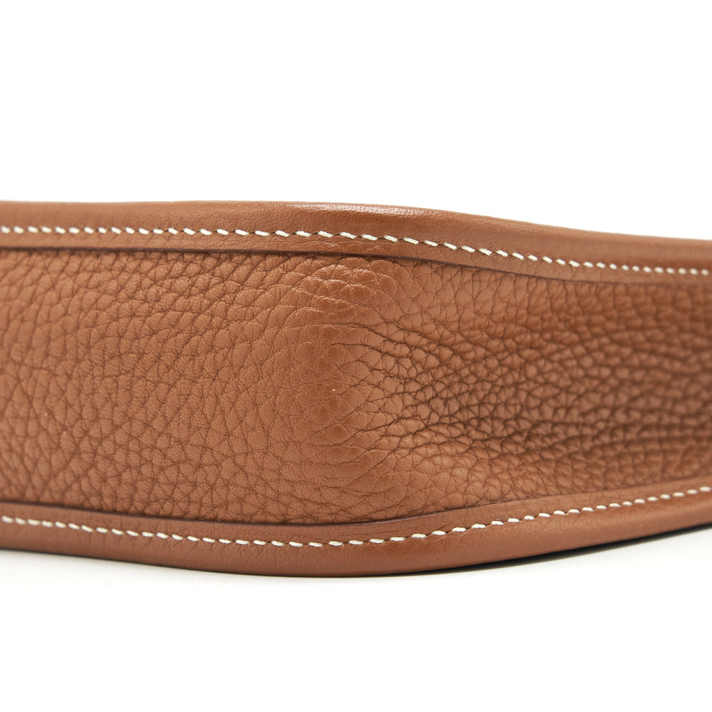HERMES MINI EVELYNE CLEMENCE GOLD/ AMORE-BRIQUE SHW